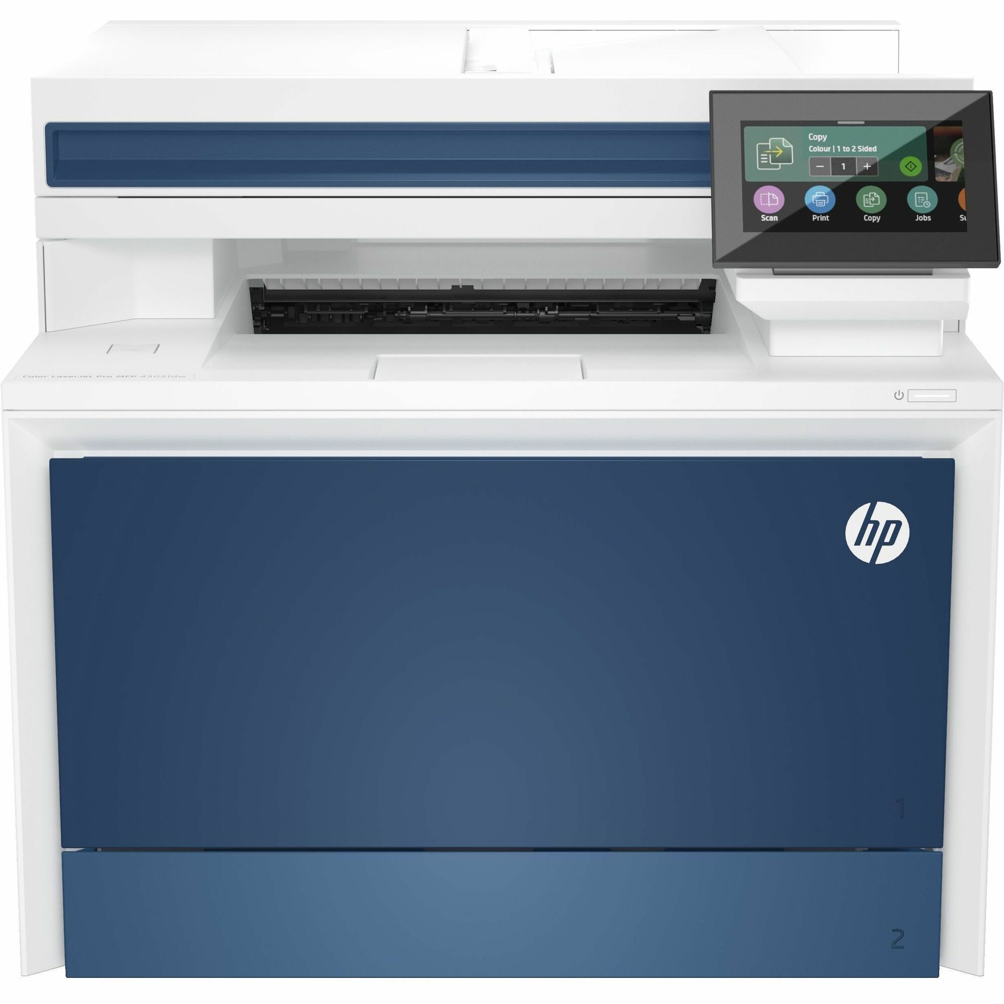 HP LaserJet Pro 4301fdw Wired & Wireless Laser Multifunction Printer - Color - Copier/Fax/Printer/Scanner - 33 ppm Mono Print - Automatic Duplex Print - Up to 50000 Pages Monthly - ADF Scanner - Gigabit Ethernet - Wireless LAN - Wi-Fi Direct - USB - For P