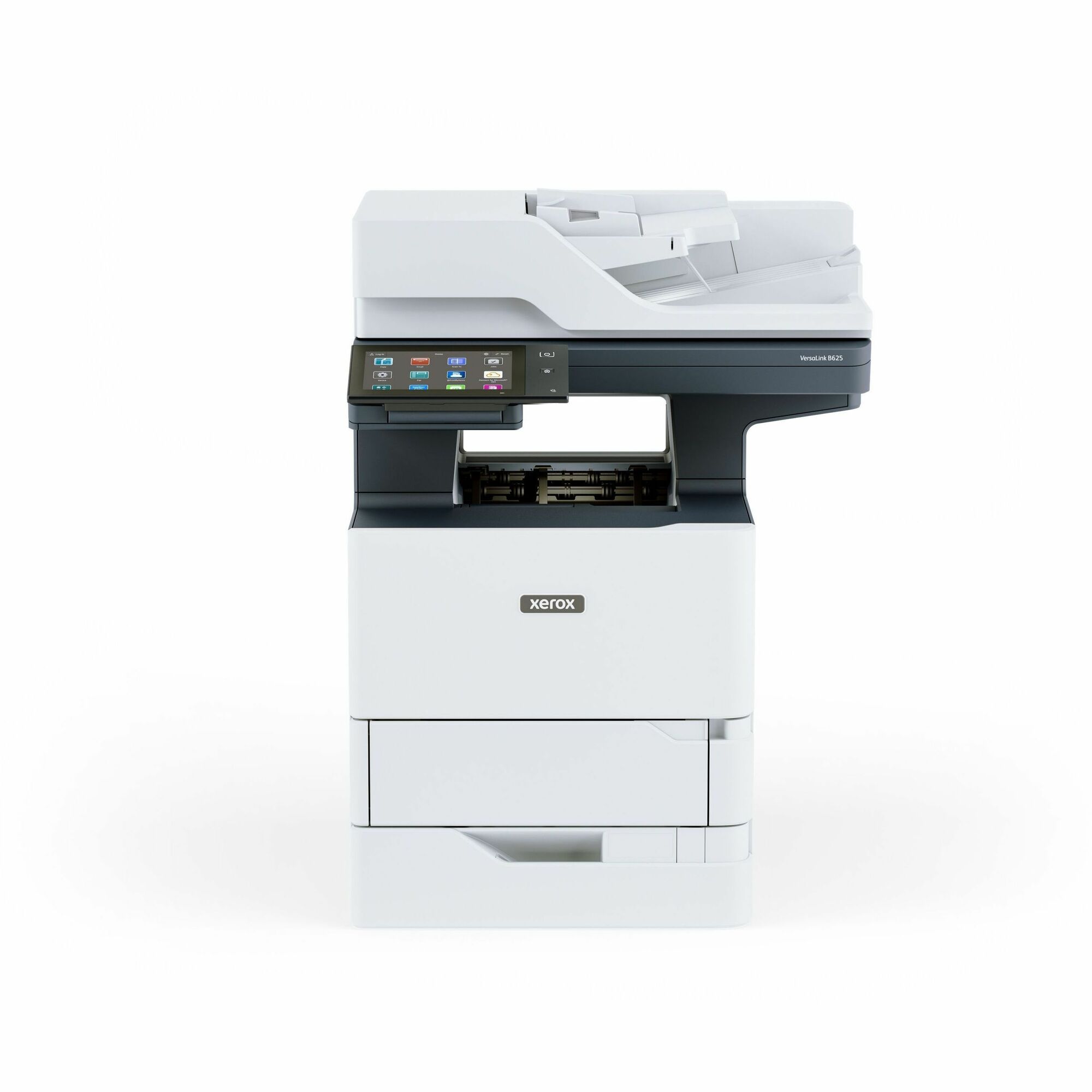 Xerox VersaLink B625 Wired & Wireless Laser Multifunction Printer - Monochrome - Copier/Fax/Printer/Scanner - 61 ppm Mono Print - 1200 x 1200 dpi Print - Automatic Duplex Print - Up to 300000 Pages Monthly - Color Scanner - 600 x 600 dpi Optical Scan - Gi