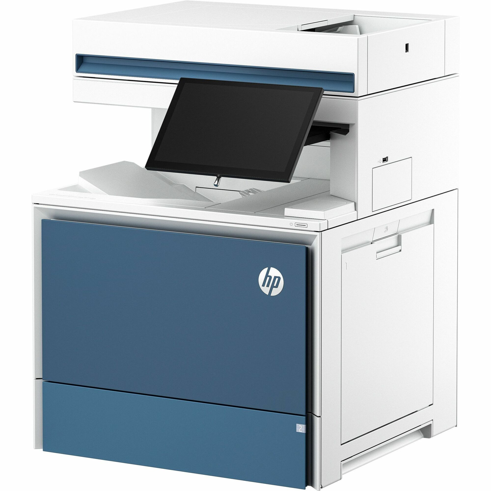 HP LaserJet Enterprise 6800zf Wired Laser Multifunction Printer - Copier/Printer/Scanner - 55 ppm Color Print - 1200 x 1200 dpi Print - Automatic Duplex Print - Up to 100000 Pages Monthly - Color Flatbed, ADF, CIS Scanner - 600 dpi Optical Scan - Gigabit 