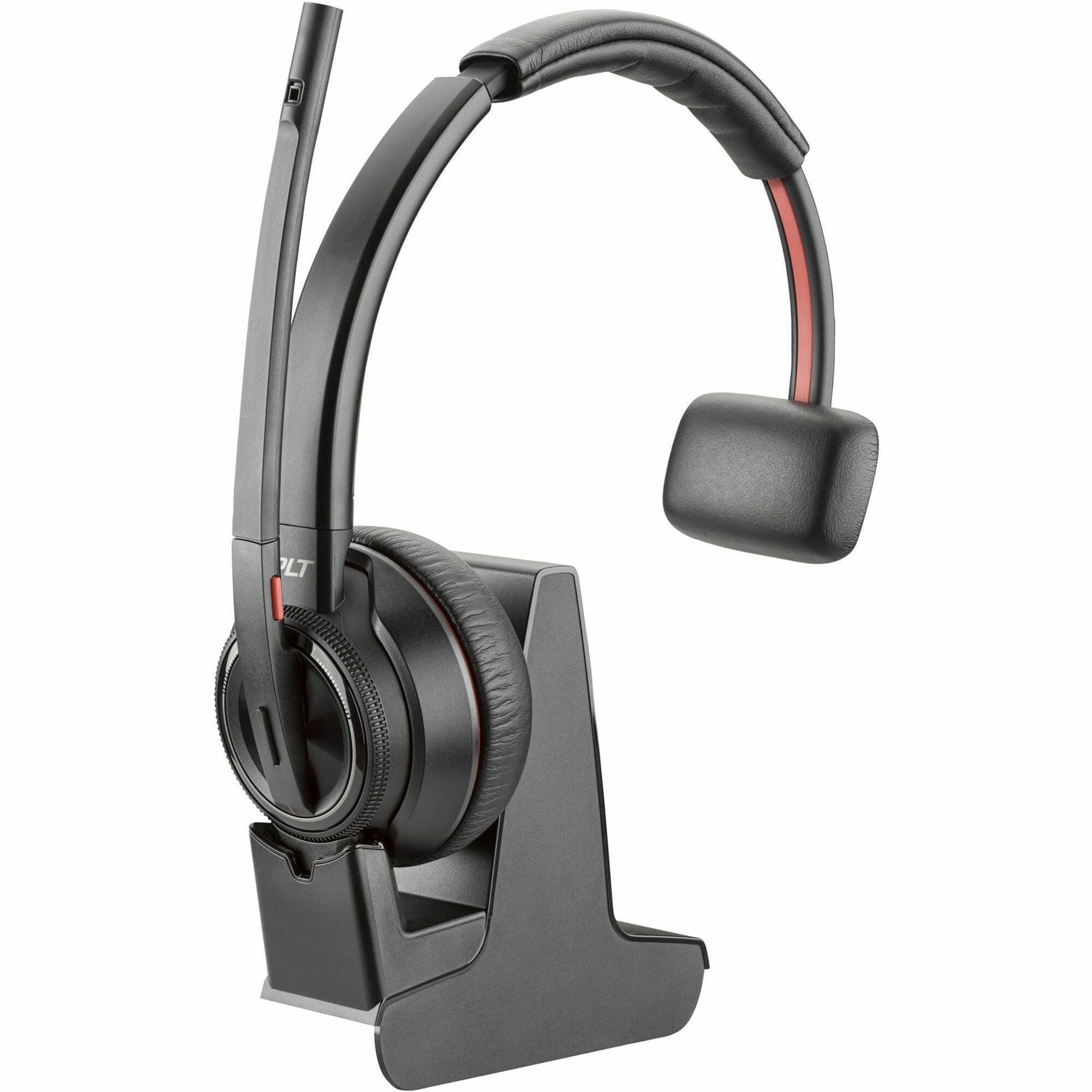 Poly Savi 8210-M Office DECT 1920-1930 MHz Single Ear Headset TAA