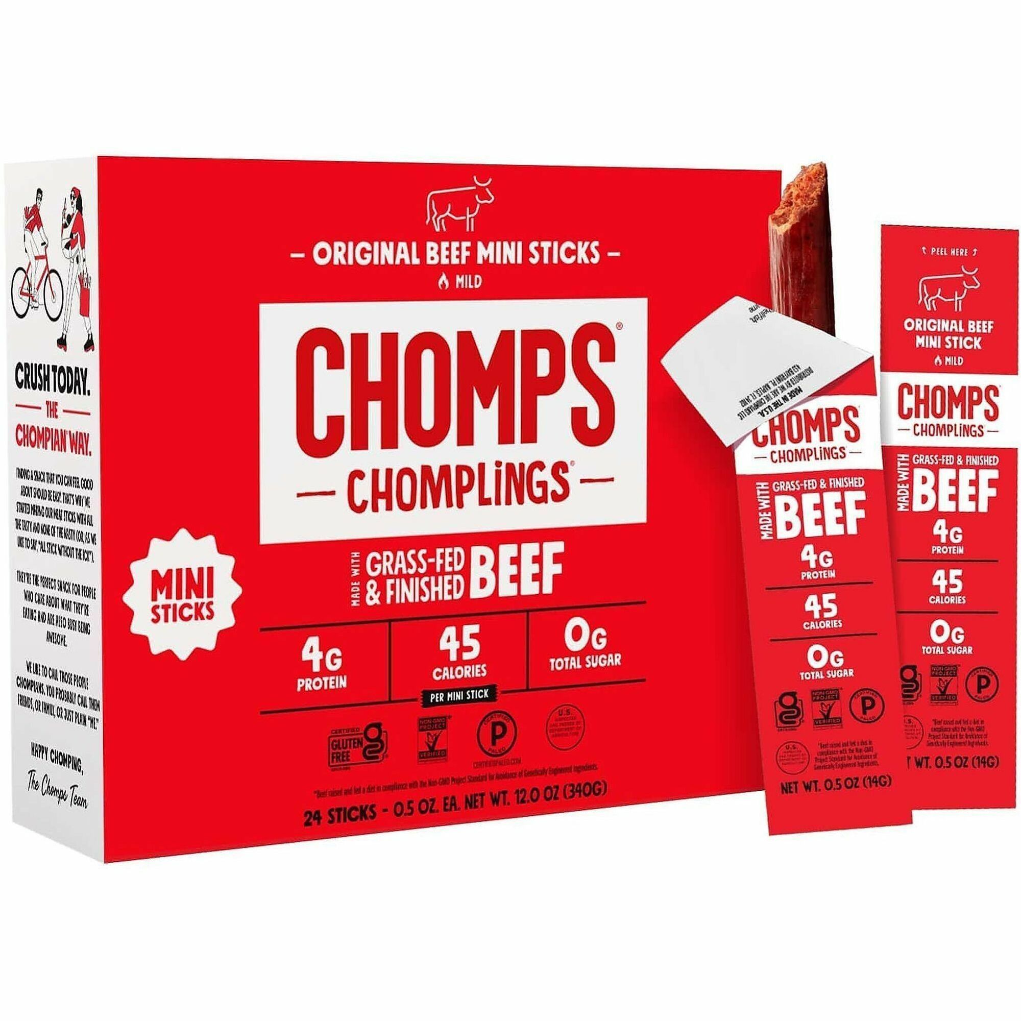 CHOMPS Original Beef Chomplings Snack Sticks