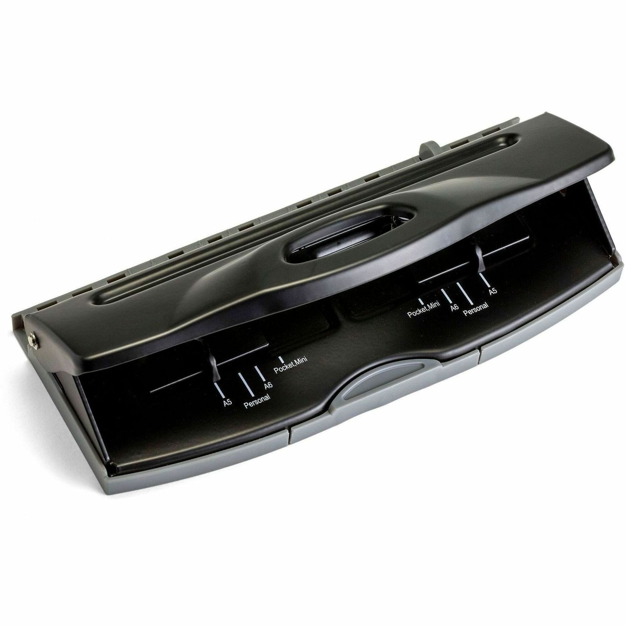 Officemate Diary 6-Hole Punch, Black