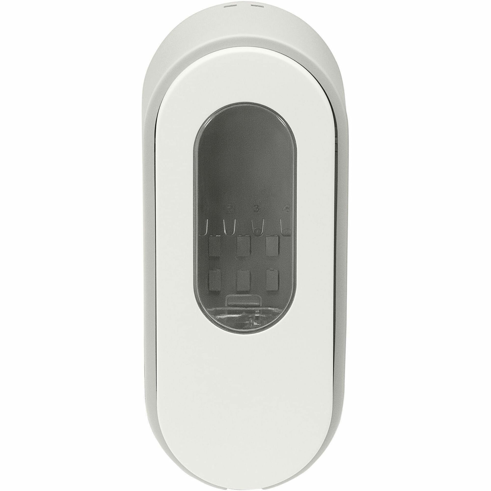 Dial Professional Versa Cartridge Dispenser - 15 fl oz Capacity - Key Lock, Tamper Resistant, Vandal Resistant, Corrosion Resistant - Light Gray - 1 Each