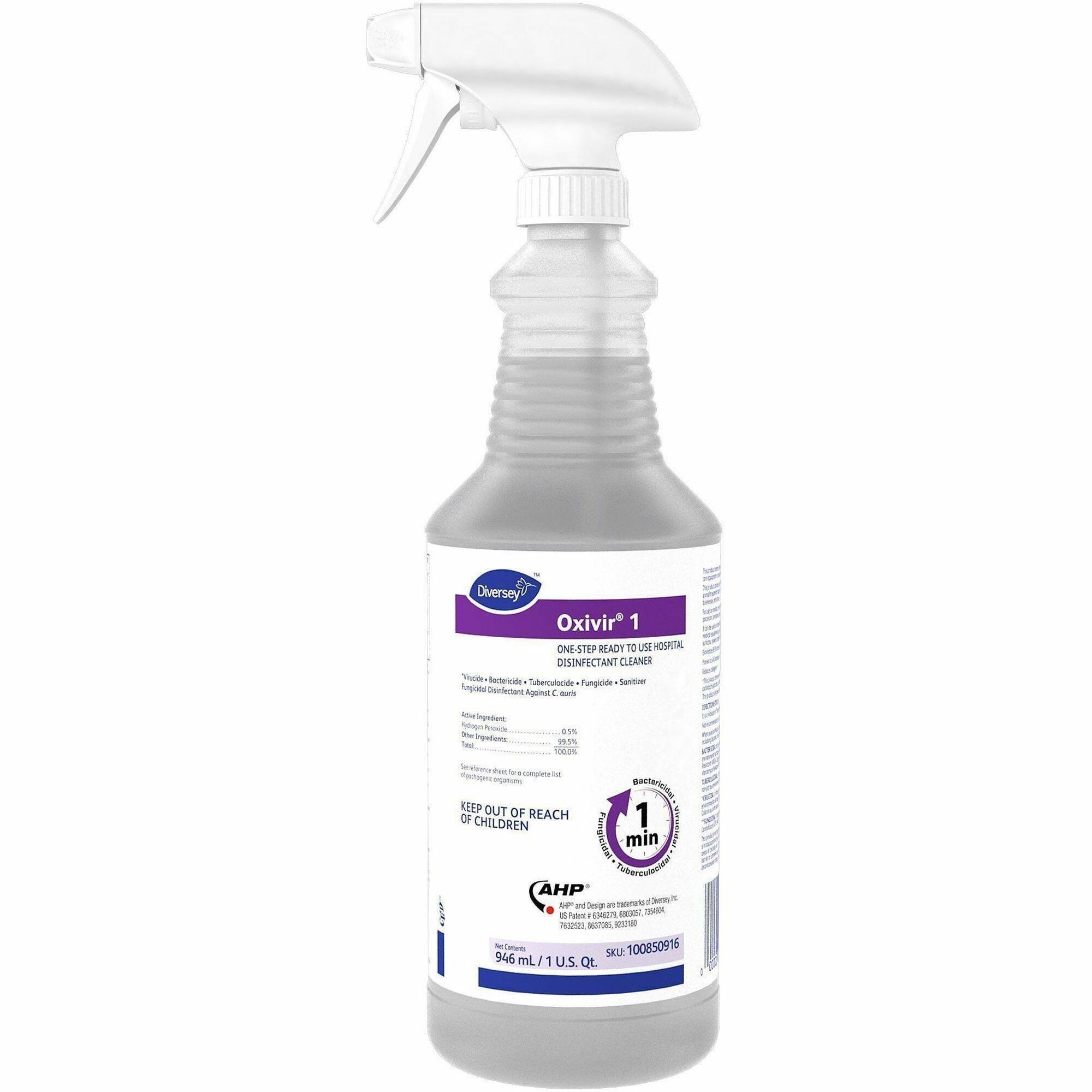 Diversey Oxivir 1 RTU Disinfectant Cleaner