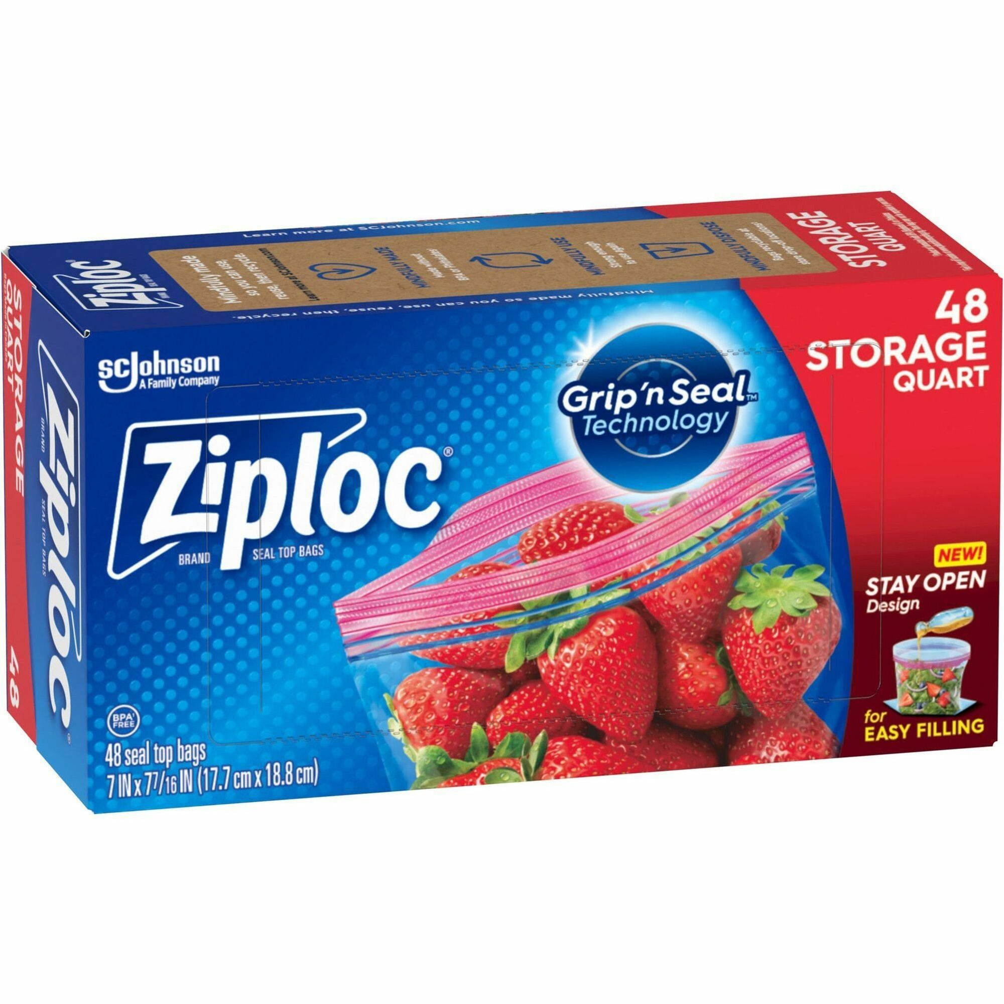 Ziploc&reg; Stand-Up Storage Bags