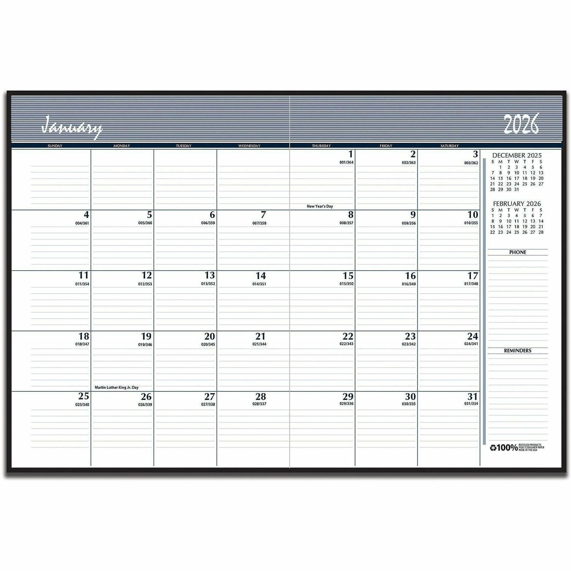 House of Doolittle 14-Month Hard Cover Planner