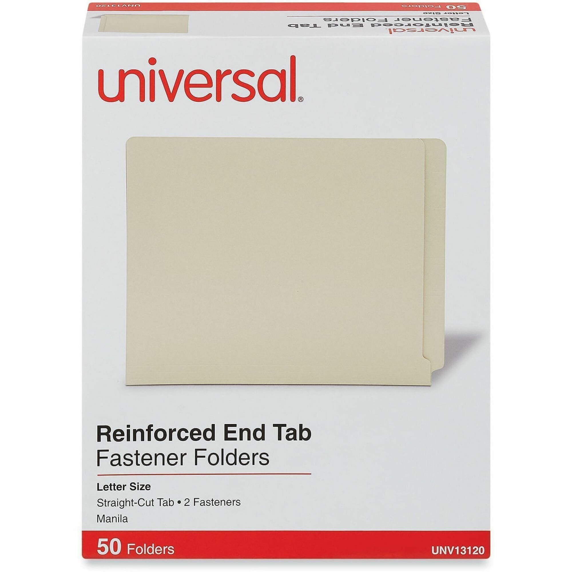 Universal Straight Tab Cut Letter Classification Folder