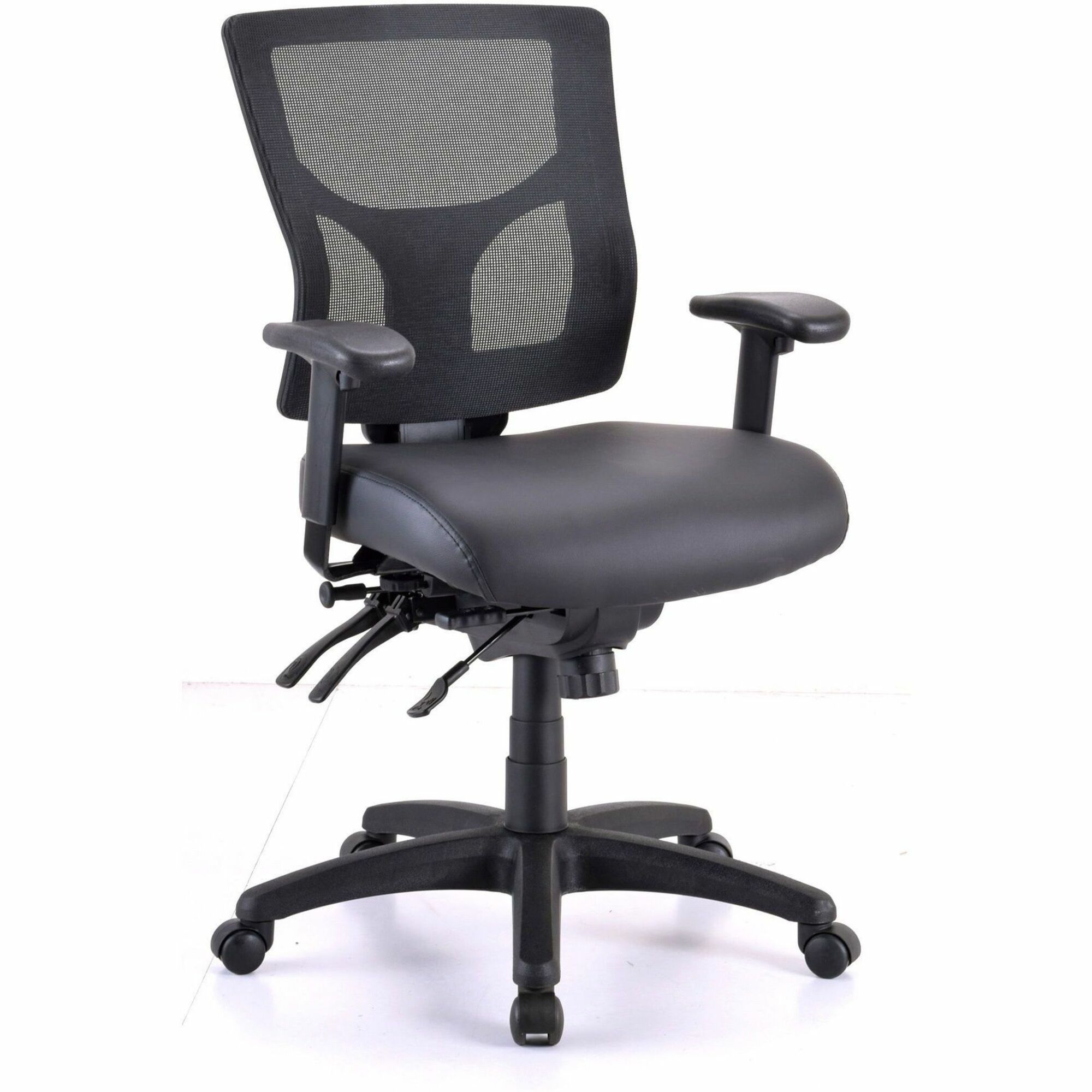 sala　中日　BLACK PACK MID CHUDRA LLR 62041 | Lorell Conjure Mid-Back Office Chair - Lorell Furniture