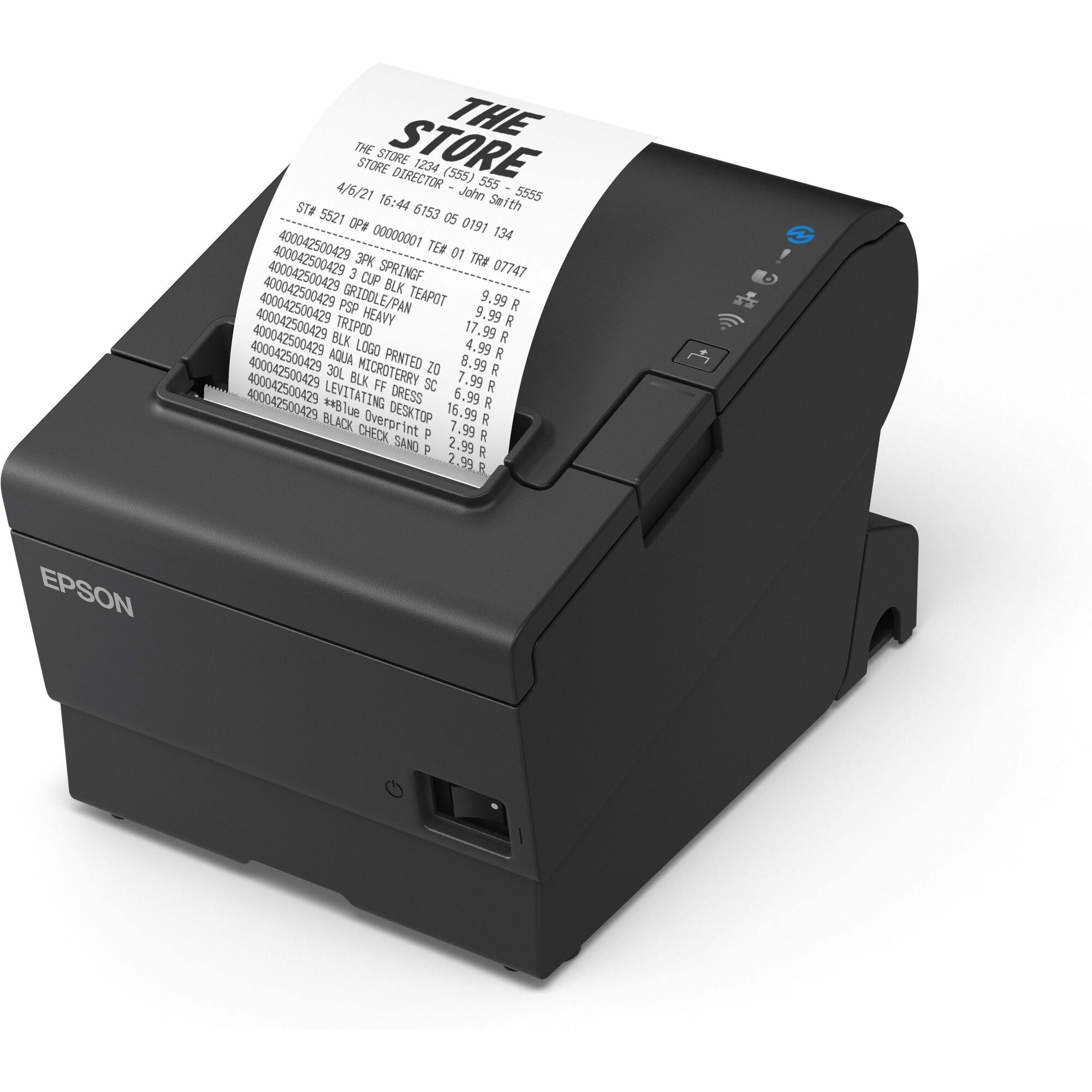 HP Hospitality, Retail, Business Direct Thermal Printer - Monochrome - Portable - Receipt Print - USB - Serial - With Cutter - Black - 19.69 in/s (500 mm/s) Mono - 180 x 180 dpi - 3.15" (80 mm) Width - For PC, Android