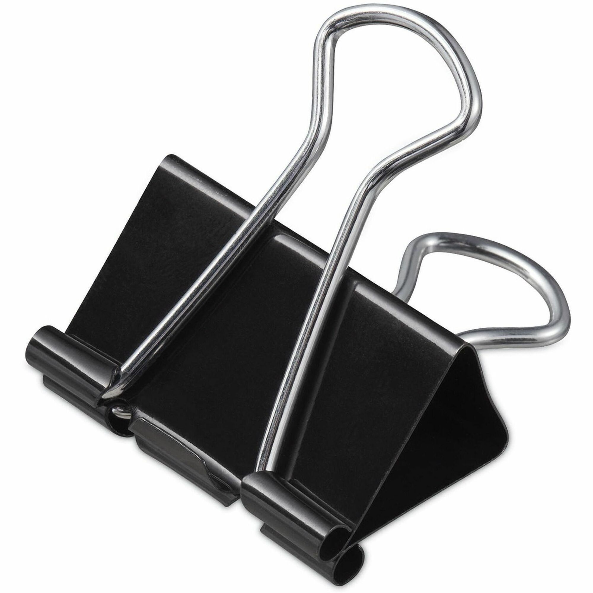Universal Binder Clip Value Pack, Mini, Black/Silver, 36/Box