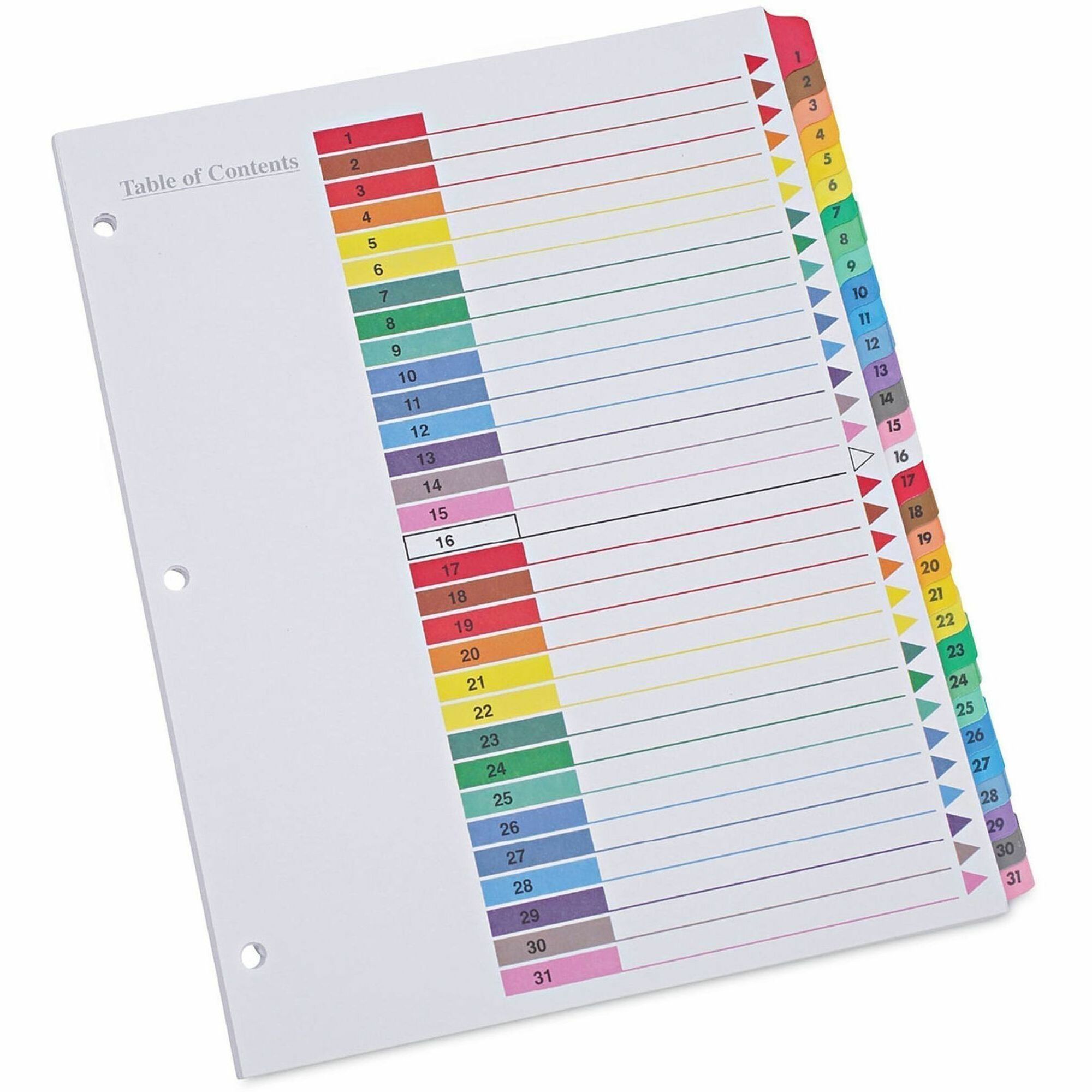 Universal Index Divider