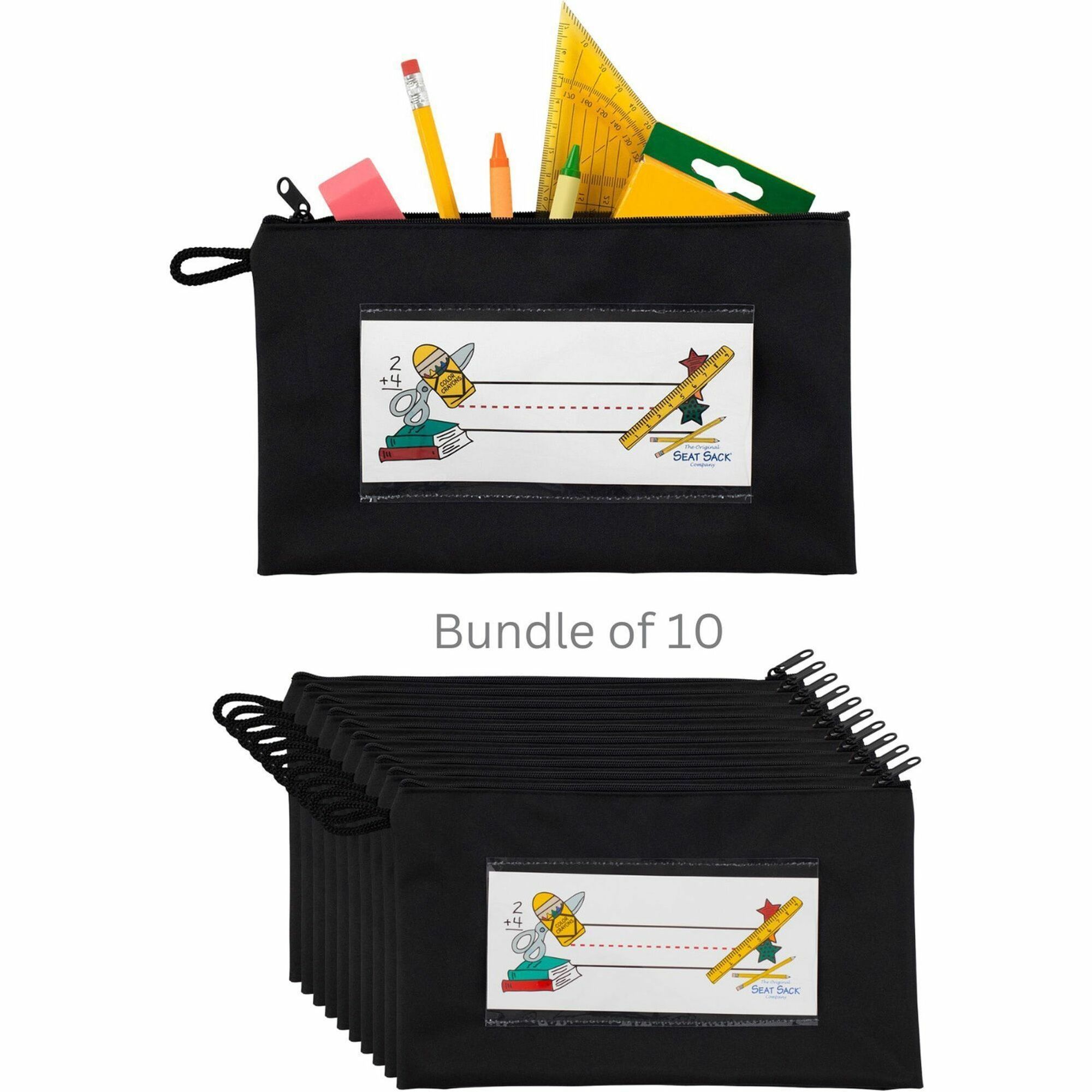 Seat Sack Pencil Pouch with Zipper | Bundle