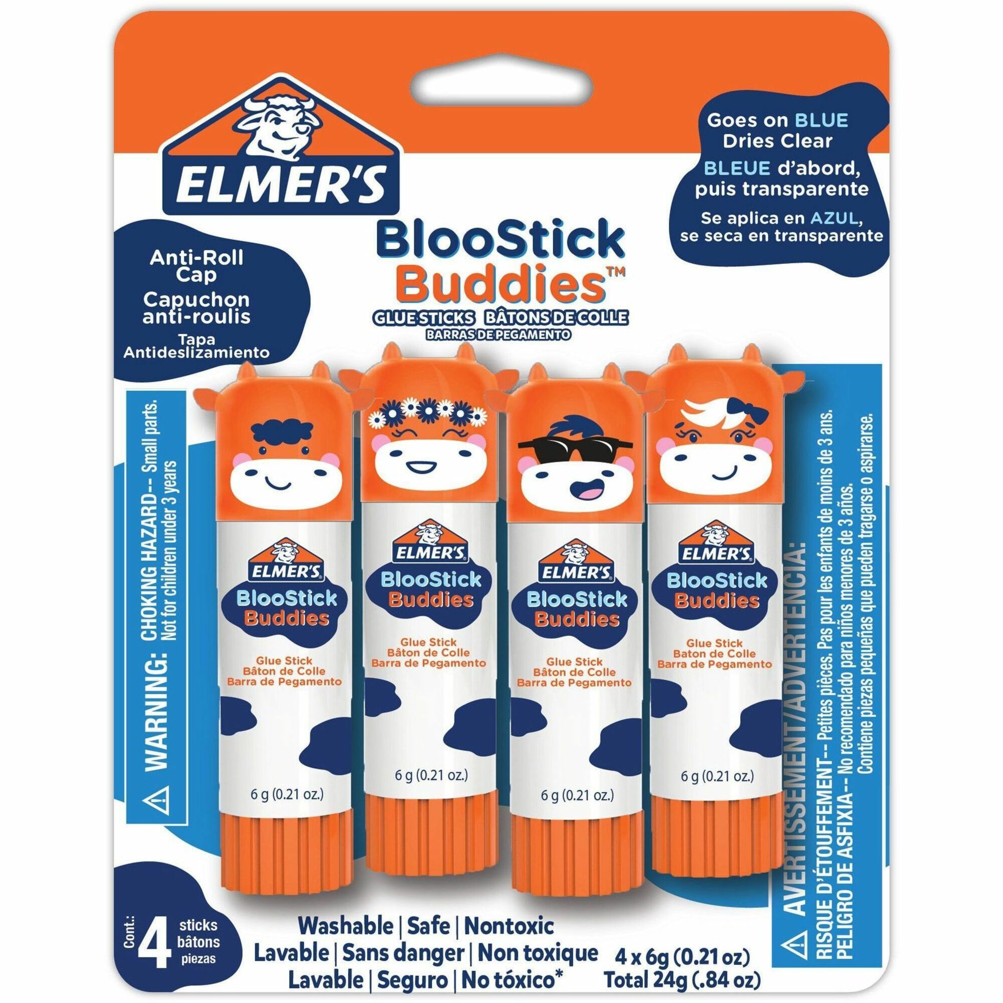 Elmer's BlooStick Buddies Glue Sticks