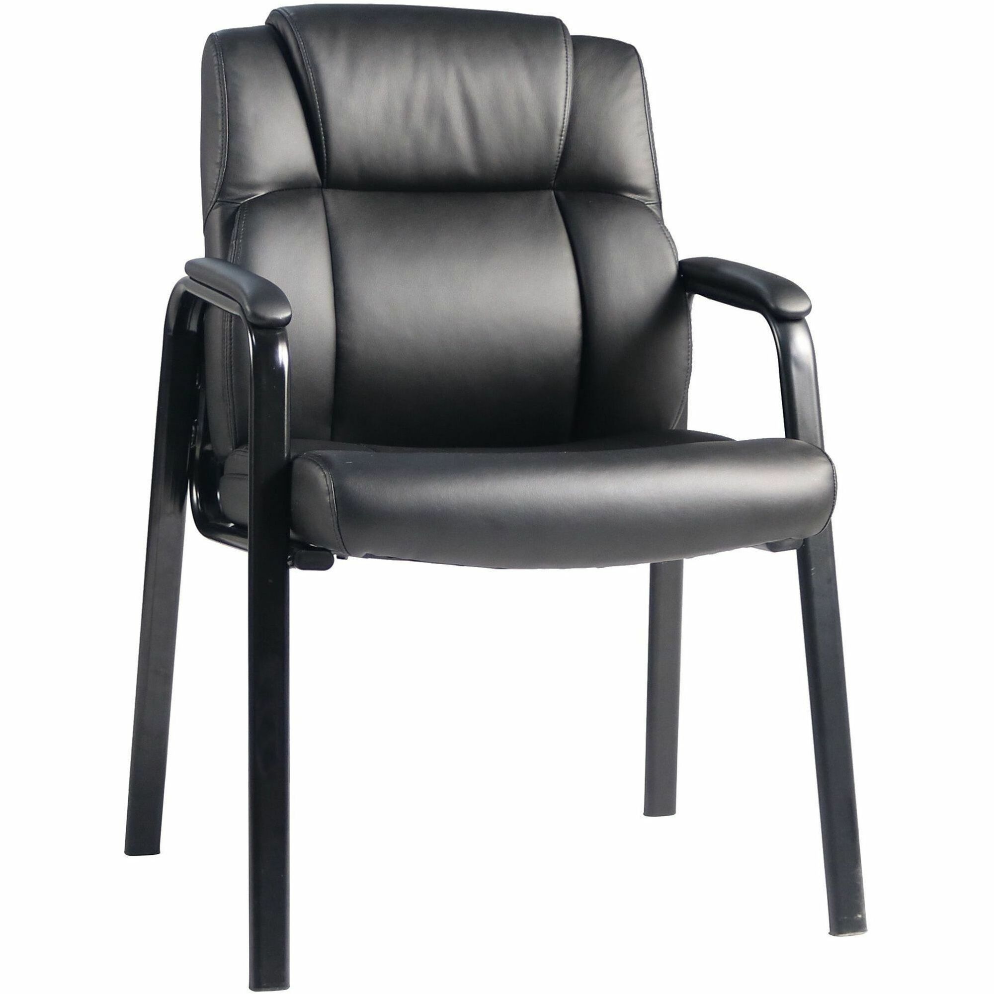 Lorell Cushioned Low-Back Guest Chair