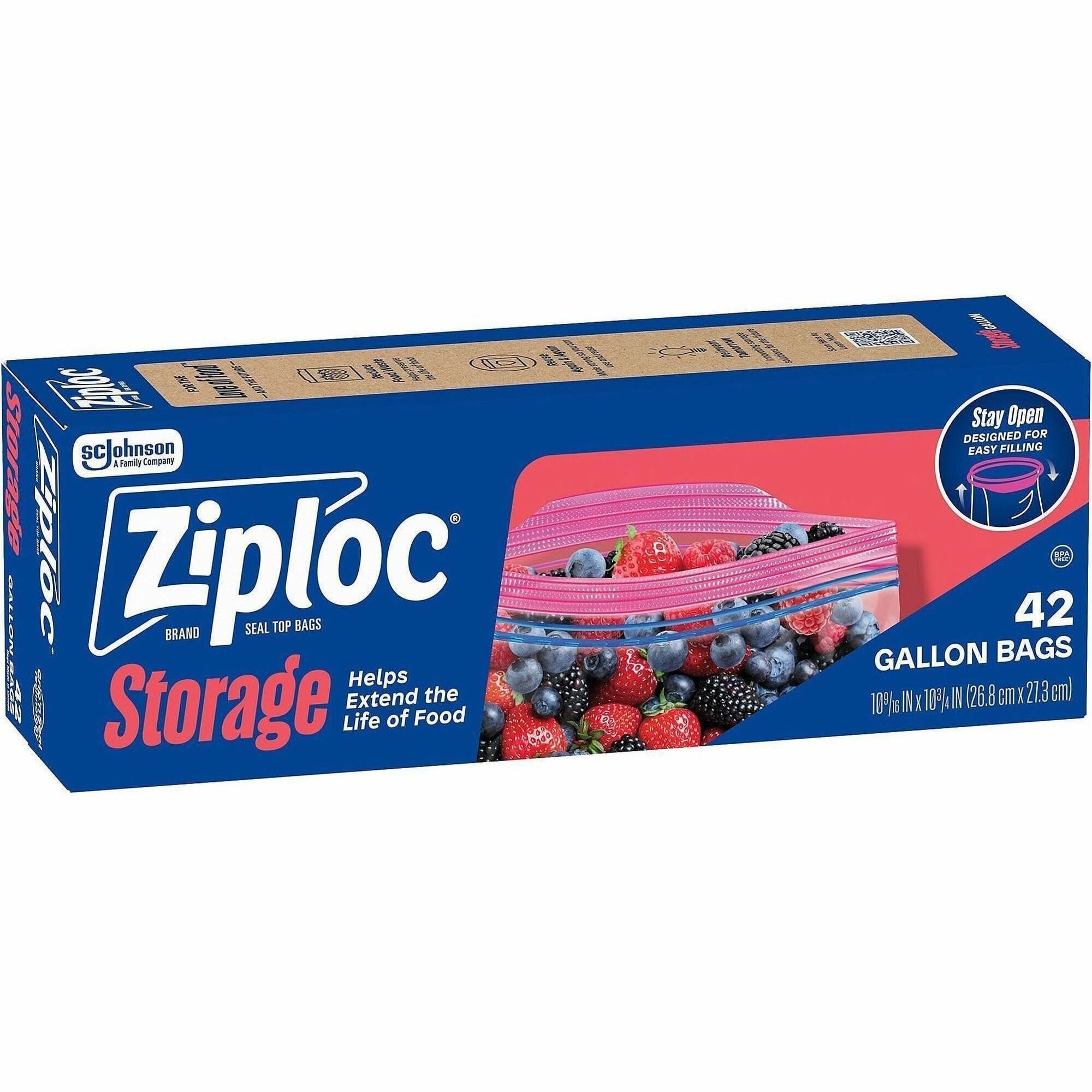 Ziploc&reg; Stand-Up Storage Bags