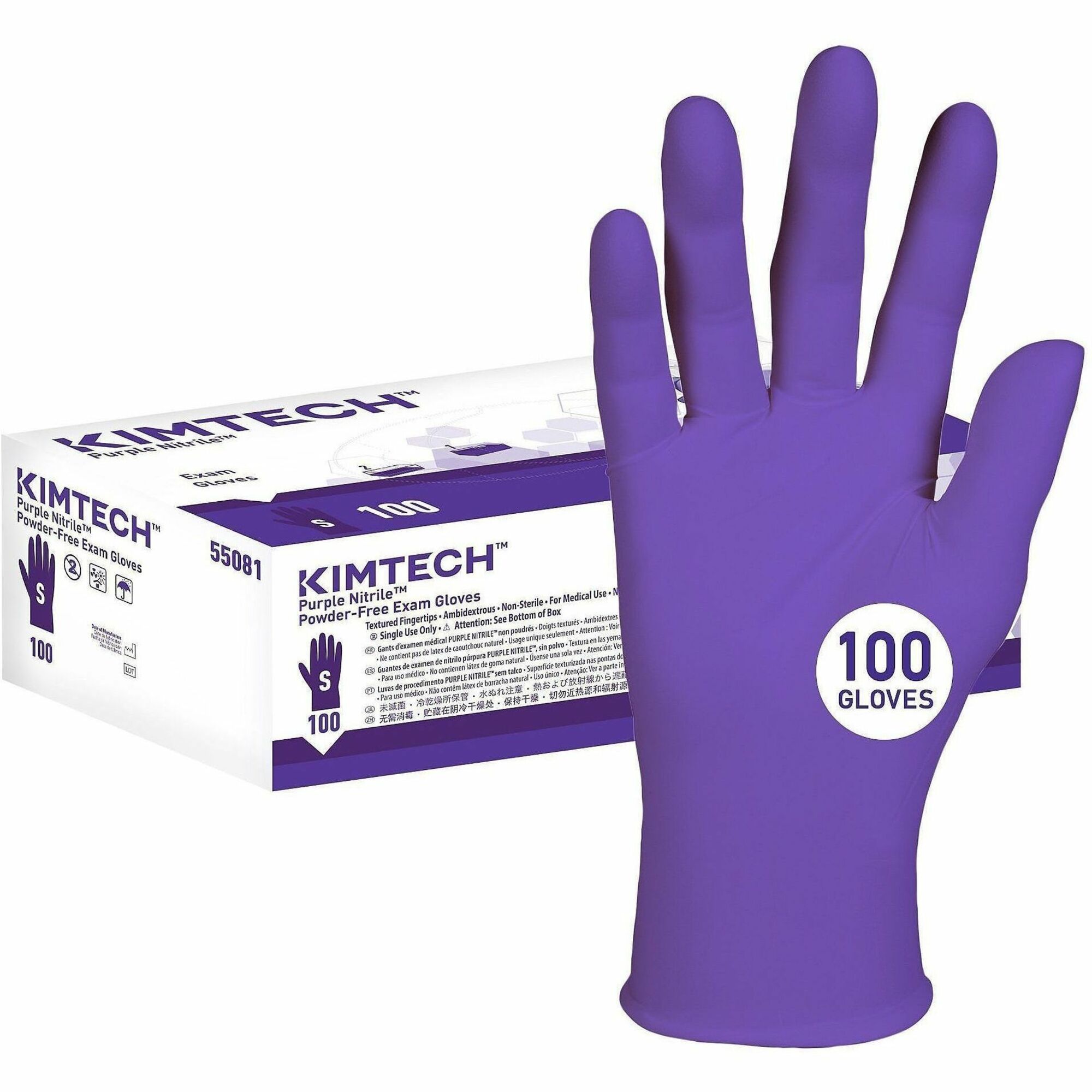 Kimtech Purple Nitrile Exam Gloves