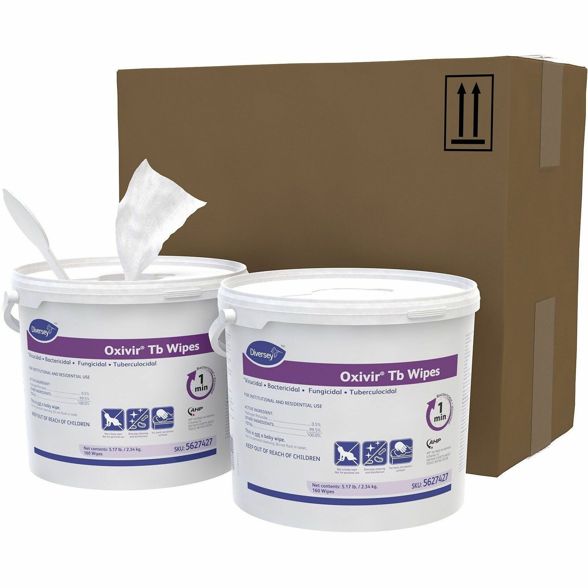 Diversey Care Oxivir Tb Disinfectant Cleaner Wipes