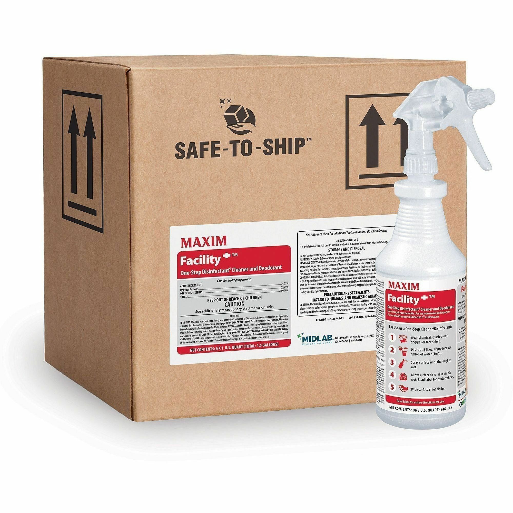 Maxim Facility+ One-Step Disinfectant