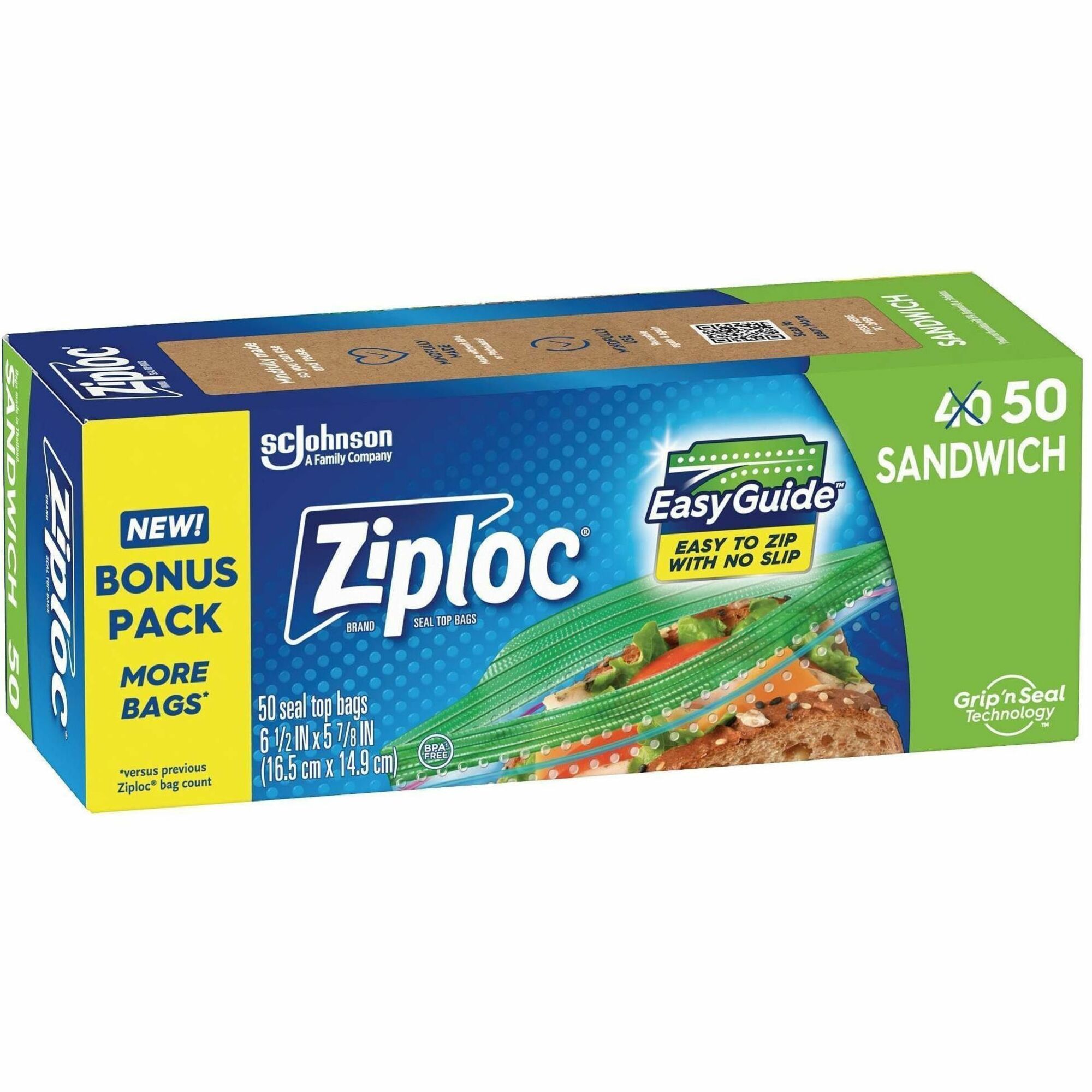 Ziploc&reg; Grip n' Seal Freezer Bags