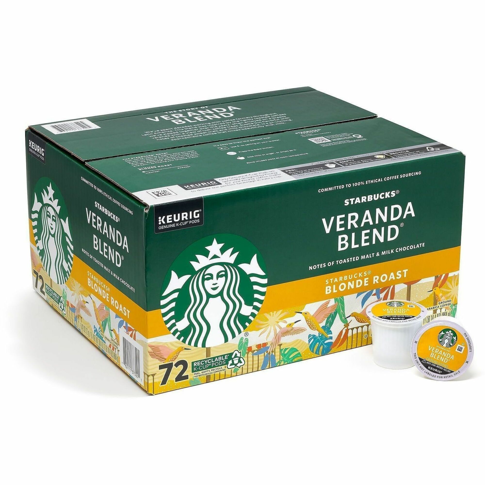 Green Rabbit K-Cup, Pod Veranda Blend Coffee K-Cups