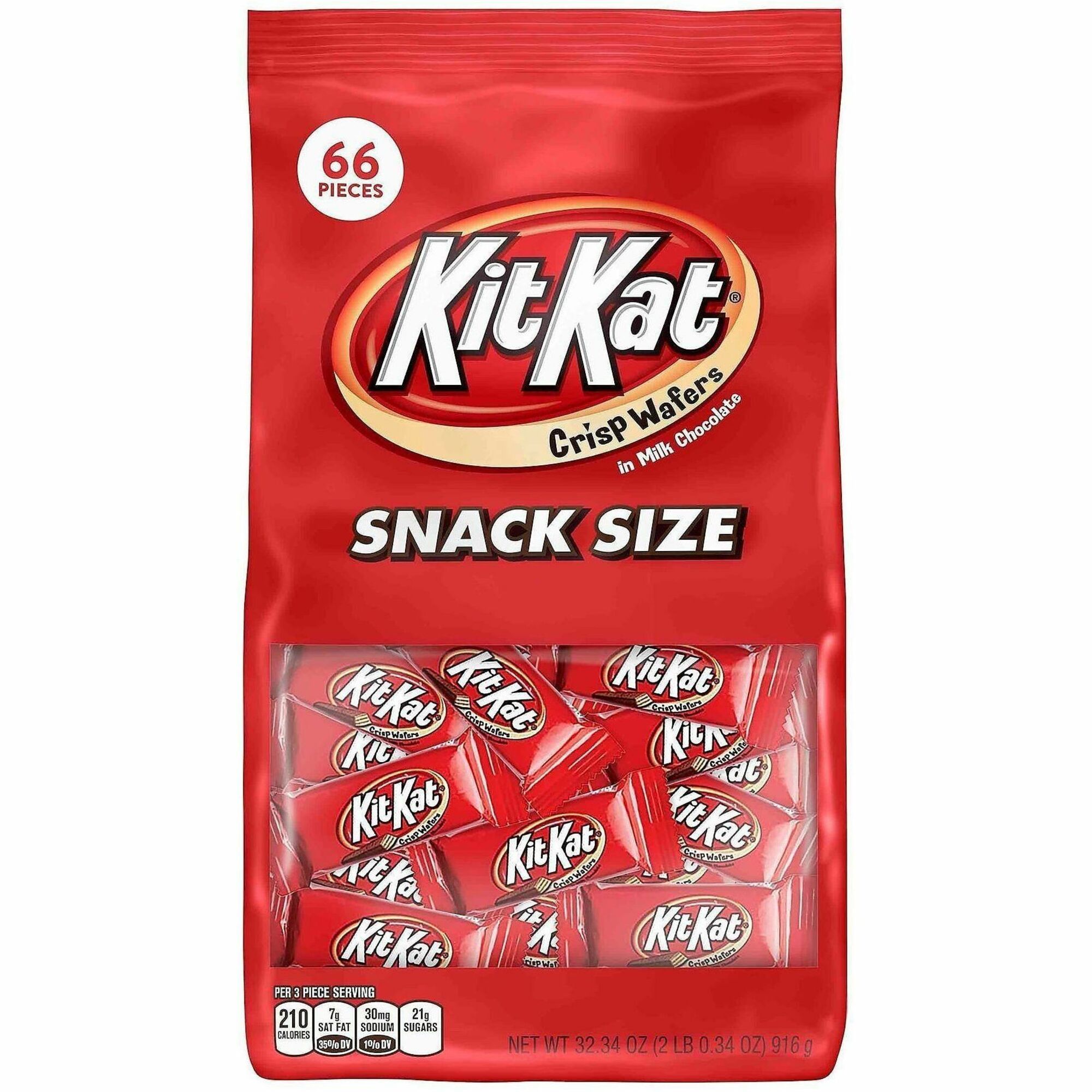 Green Rabbit Kit Kats Snack-Size Milk Choc. Wafers