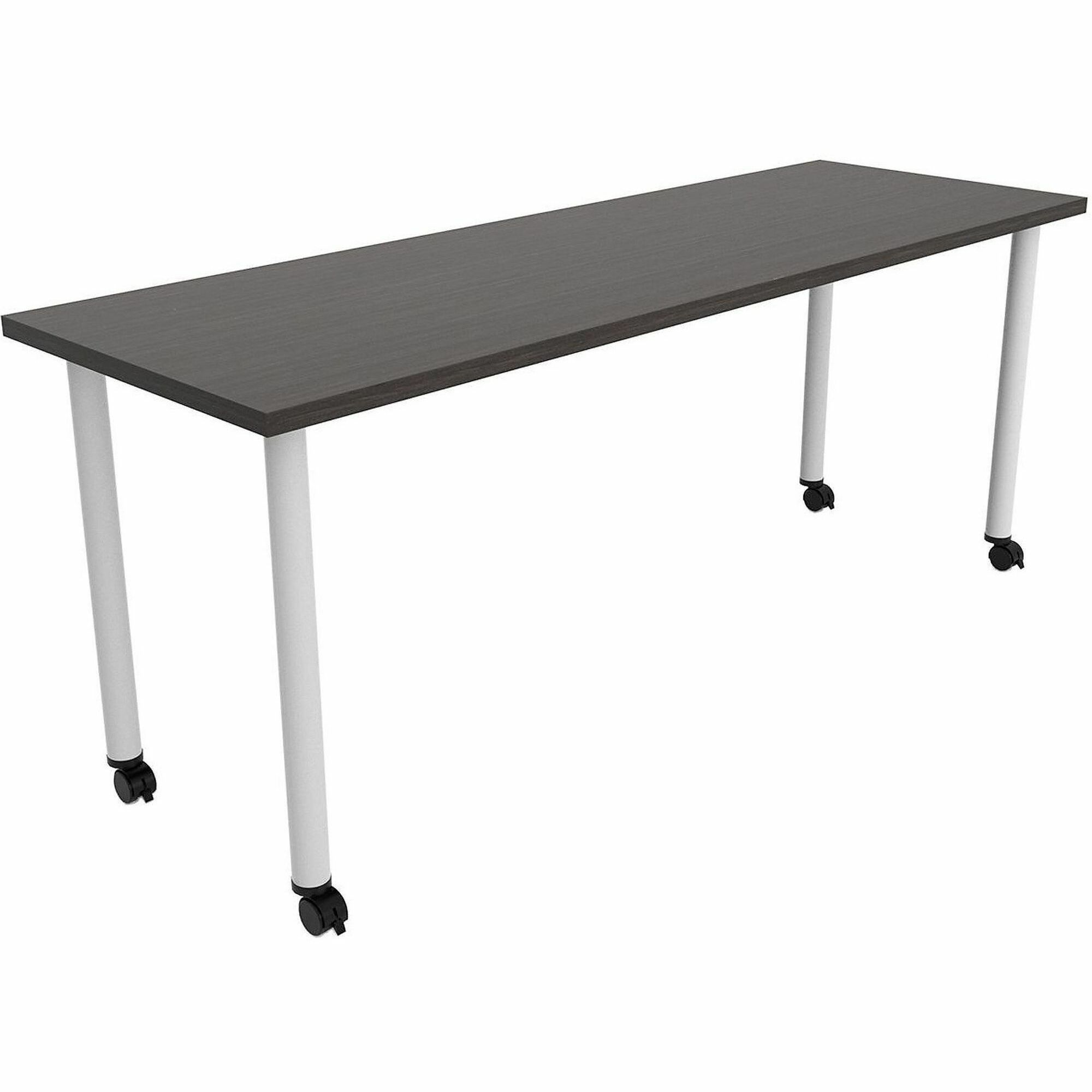 Safco Jurni Multi-Purpose Table with Post Leg & Casters
