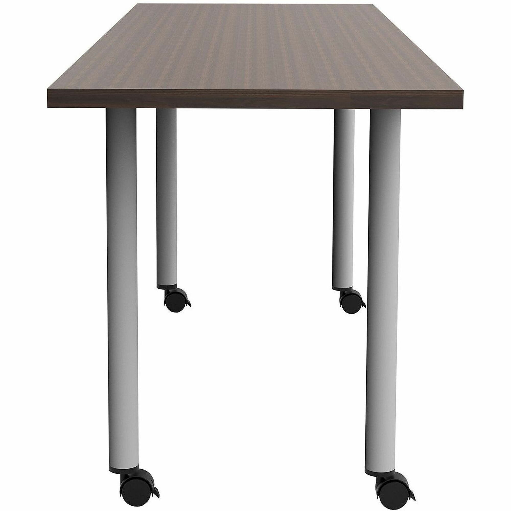 Safco Jurni Multi-Purpose Table with Post Leg & Casters