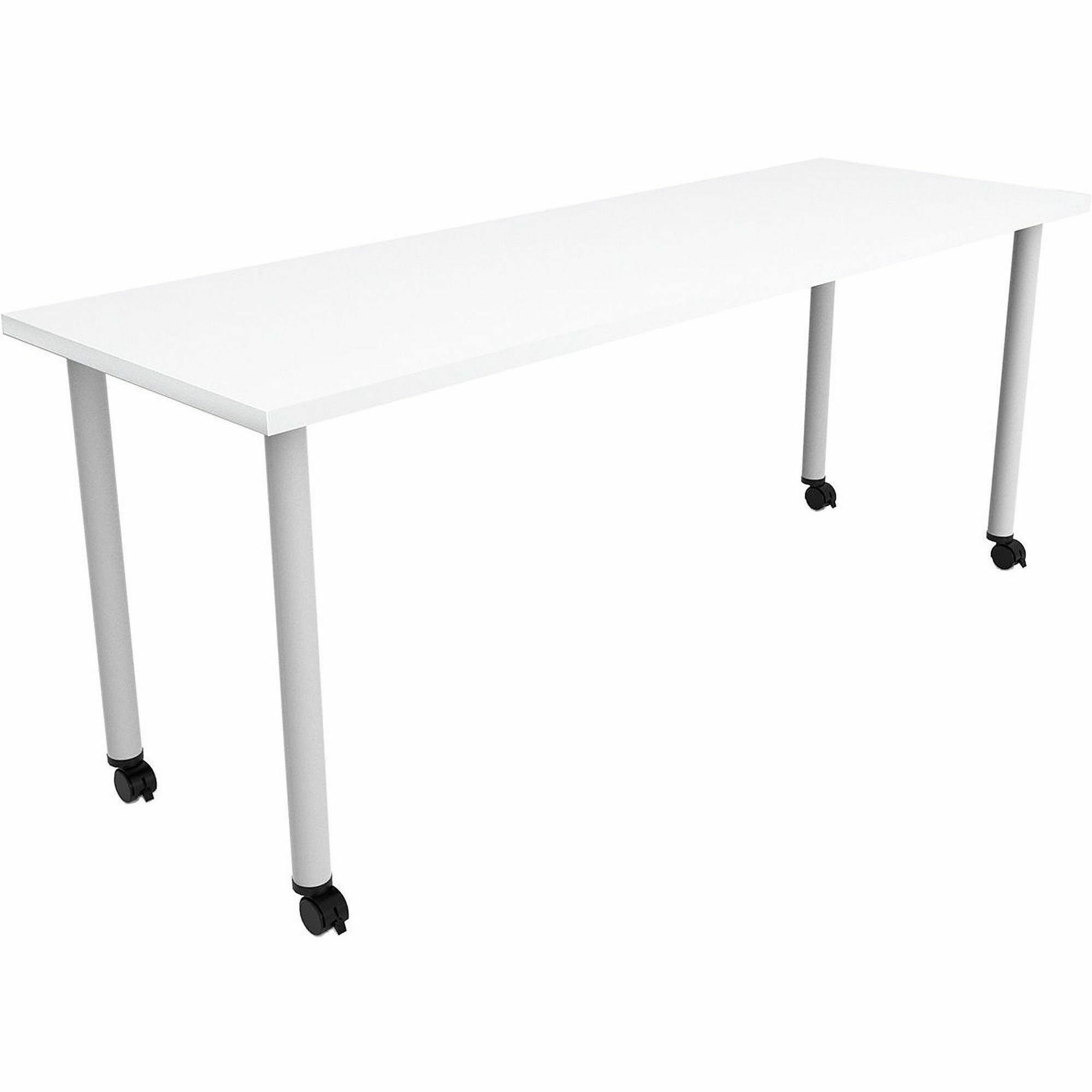 Safco Jurni Multi-Purpose Table with Post Leg & Casters