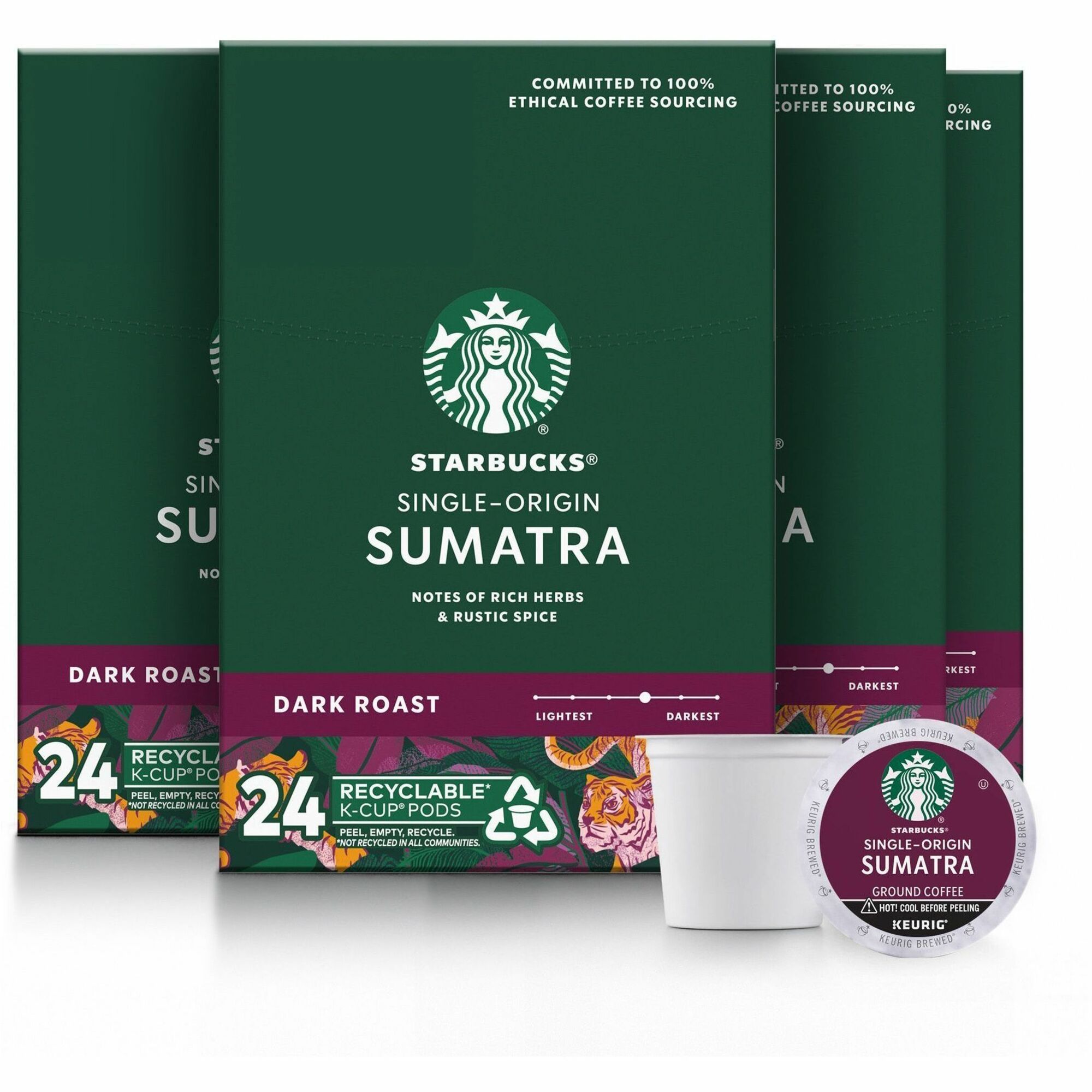 Starbucks K-Cup Sumatra Blend Coffee