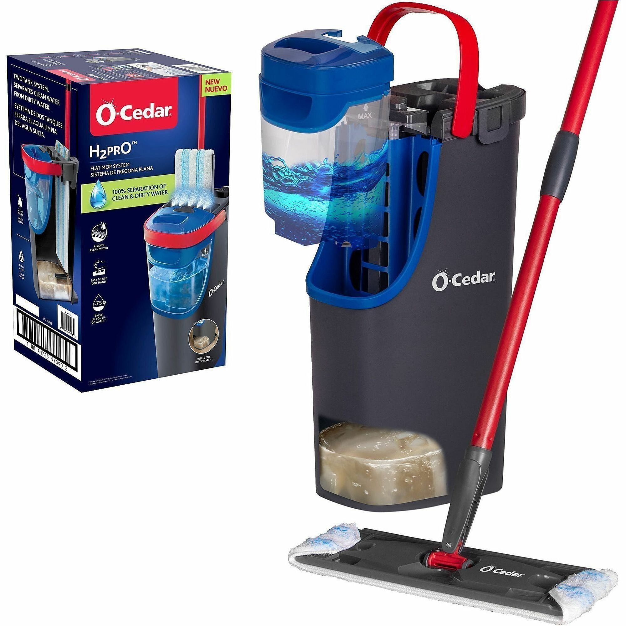 O-Cedar H2prO Flat Mop System