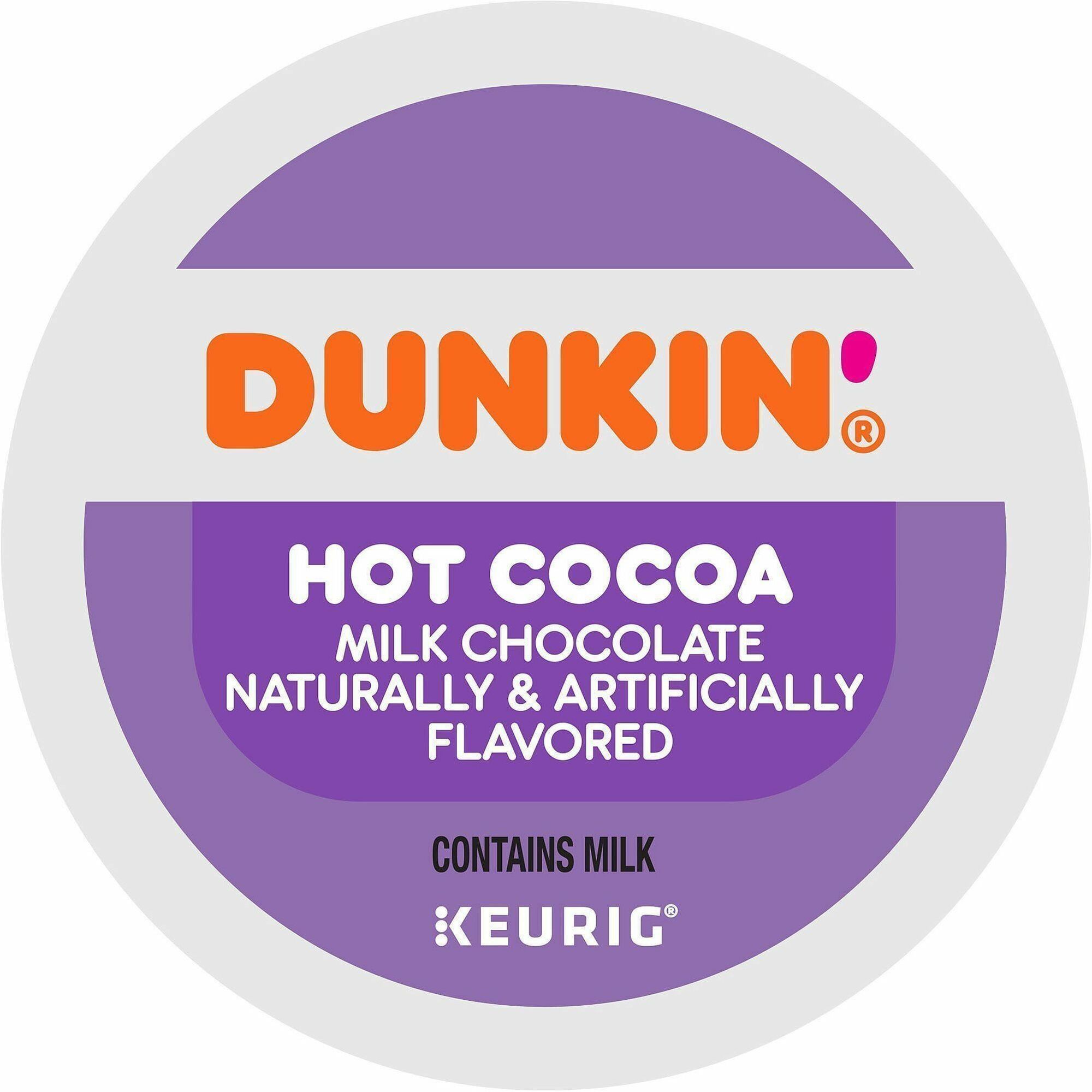 Dunkin'&reg; K-Cup, Pod Milk Chocolate Hot Cocoa