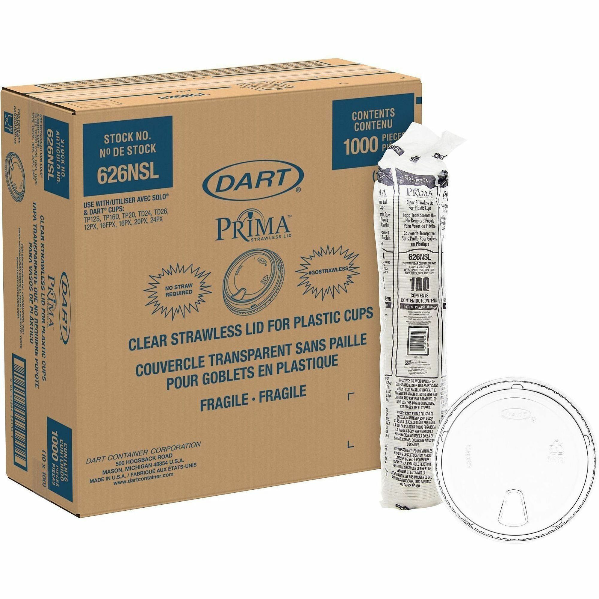 Dart Strawless Cup Lids