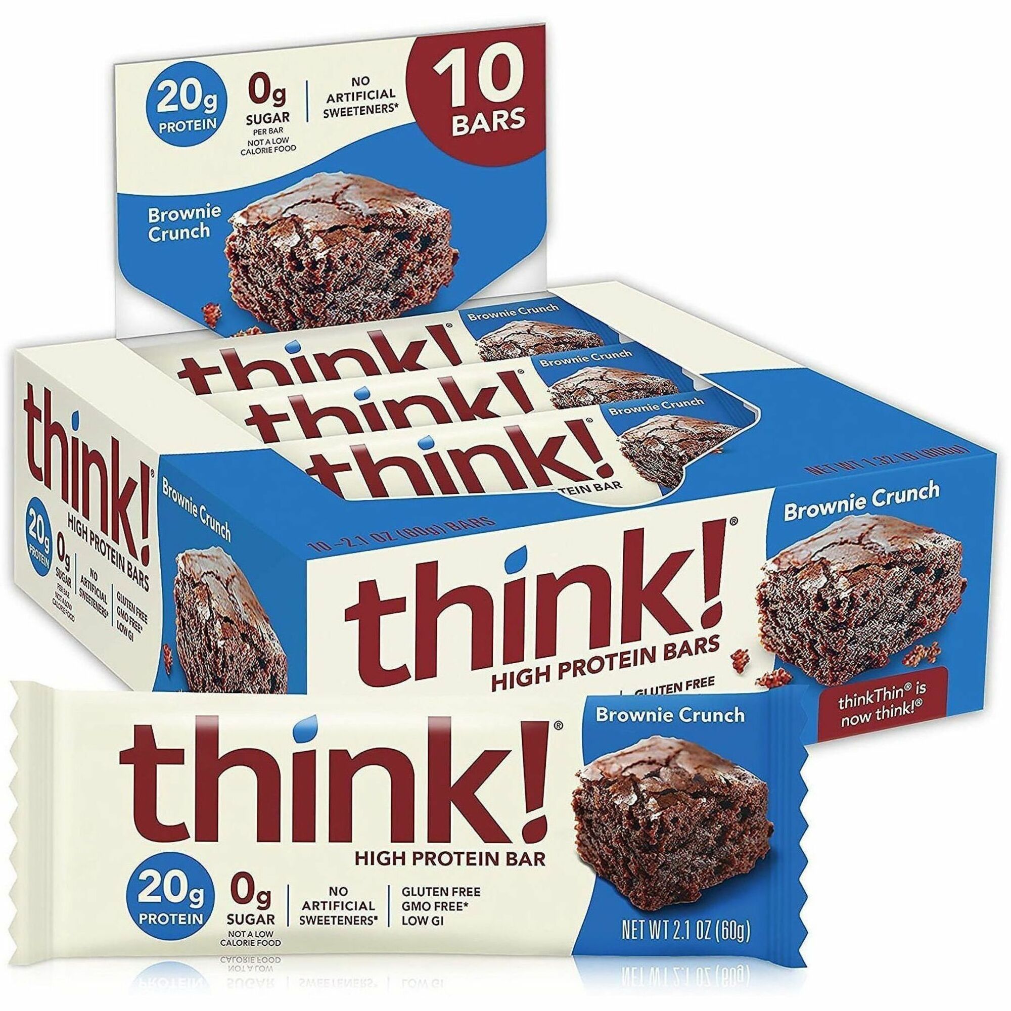 think! Brownie High Protein Bars