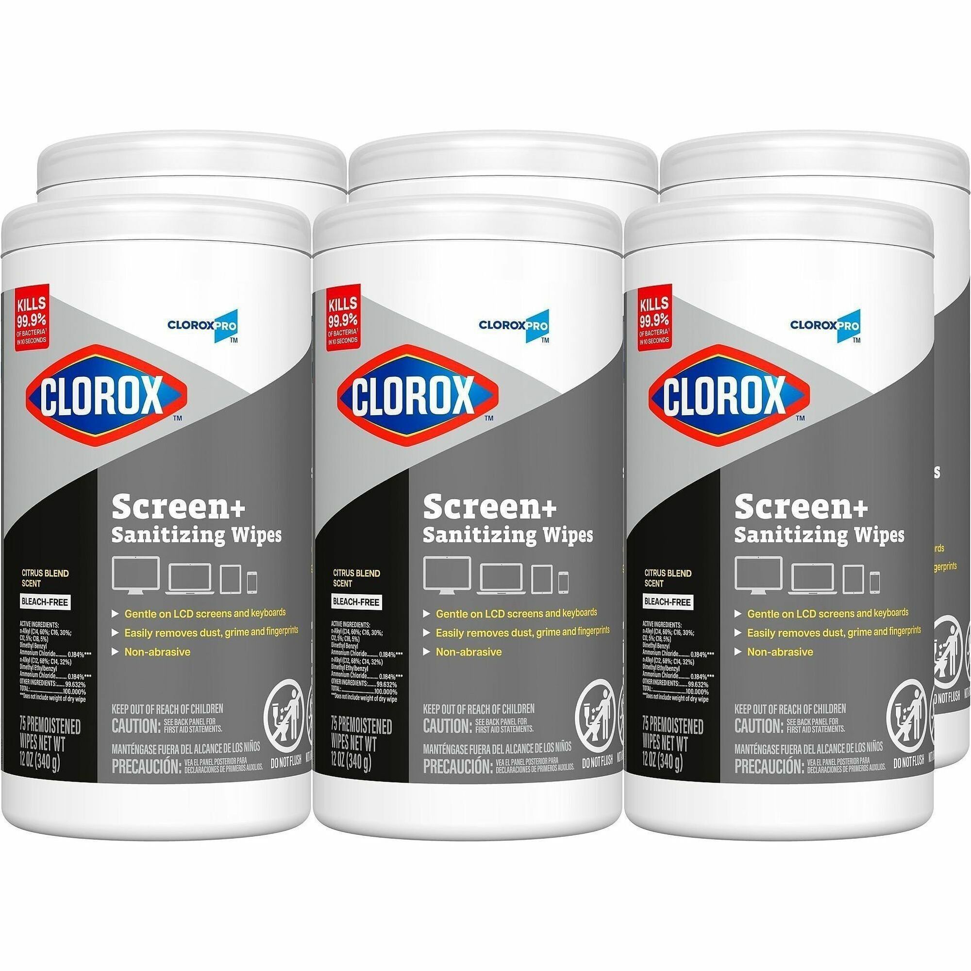 Clorox Screen + Sanitizing Wipes