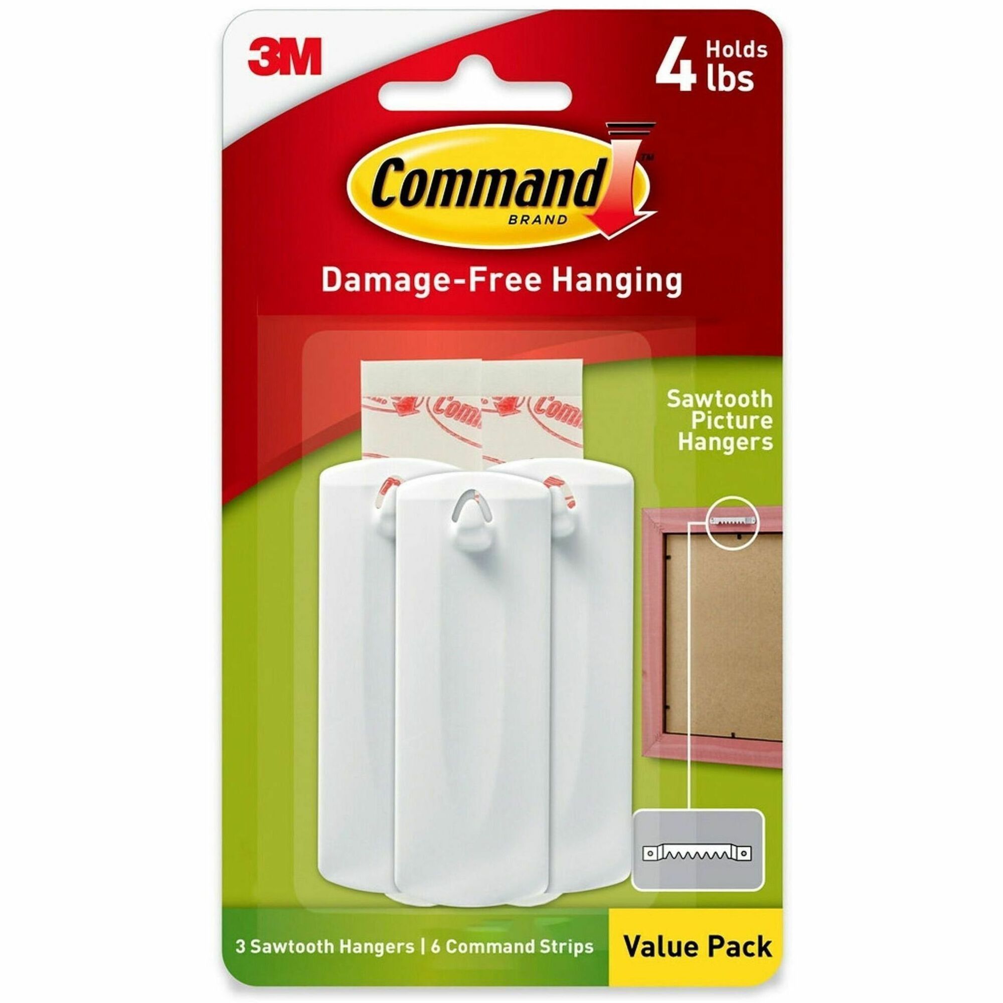 Command Sawtooth Picture Hangers