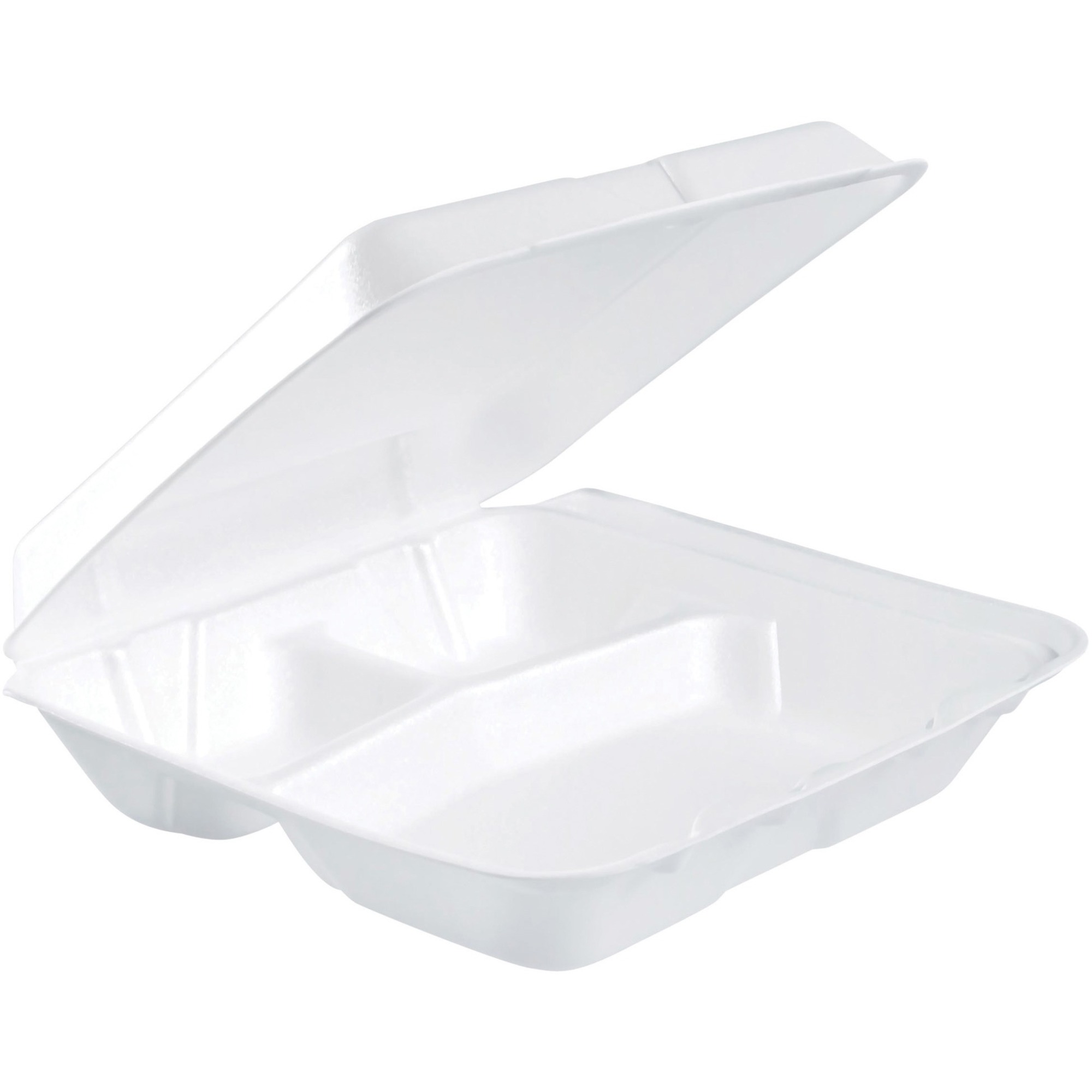 Dart Insulated Foam 3-compartment Containers
