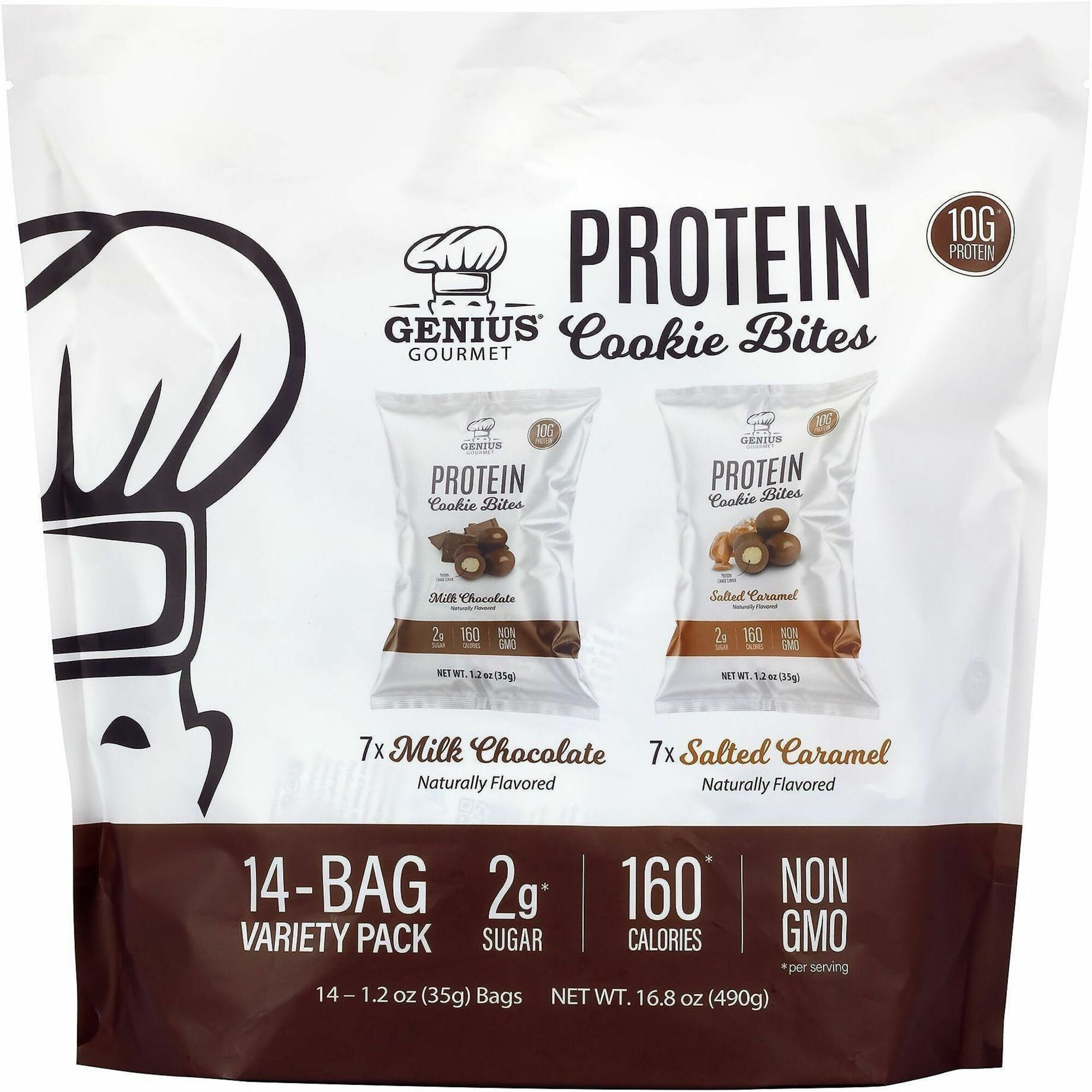 Green Rabbit Genius Gourmet's Protein Cookie Bites