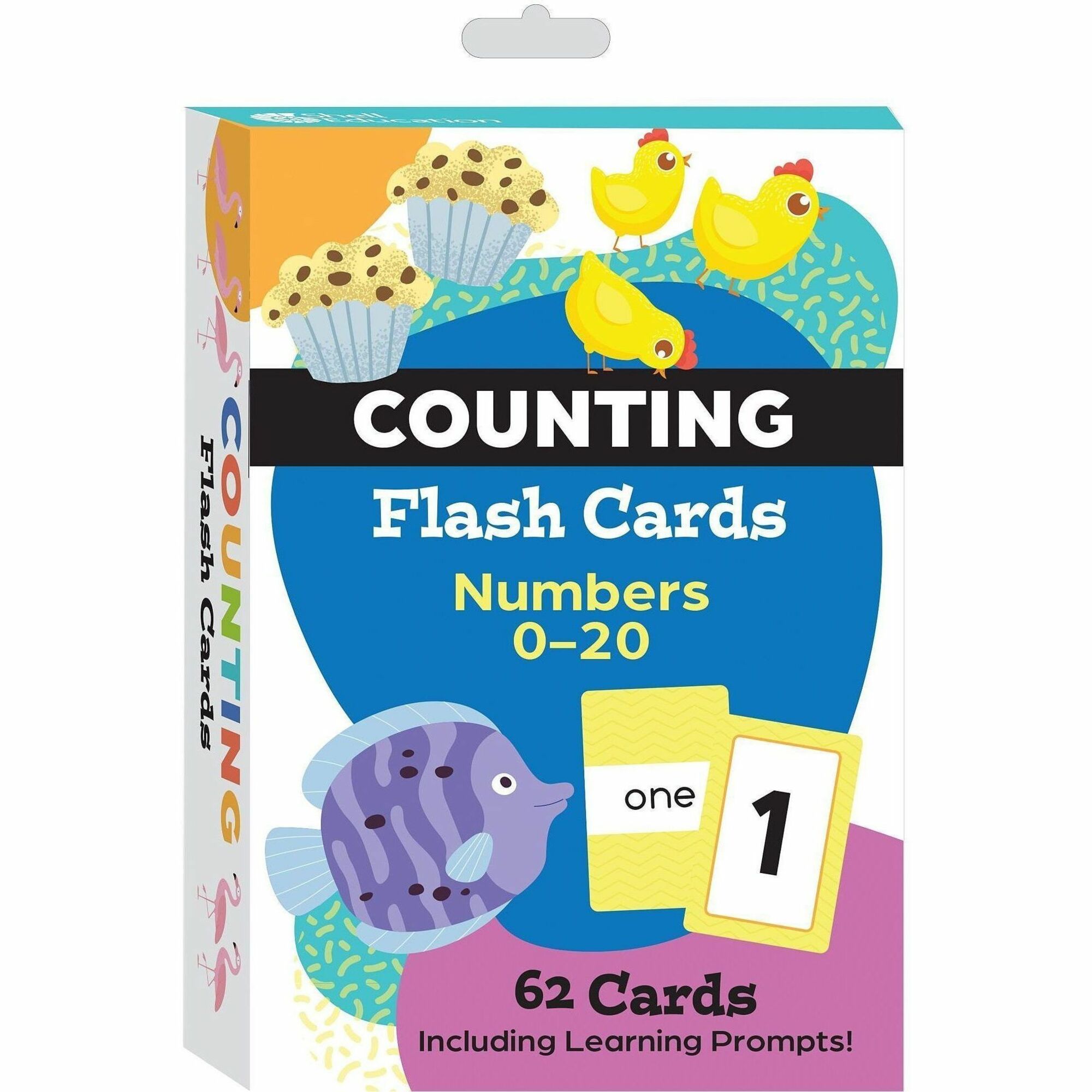 Shell Education Counting Flash Cards: Numbers 0-20