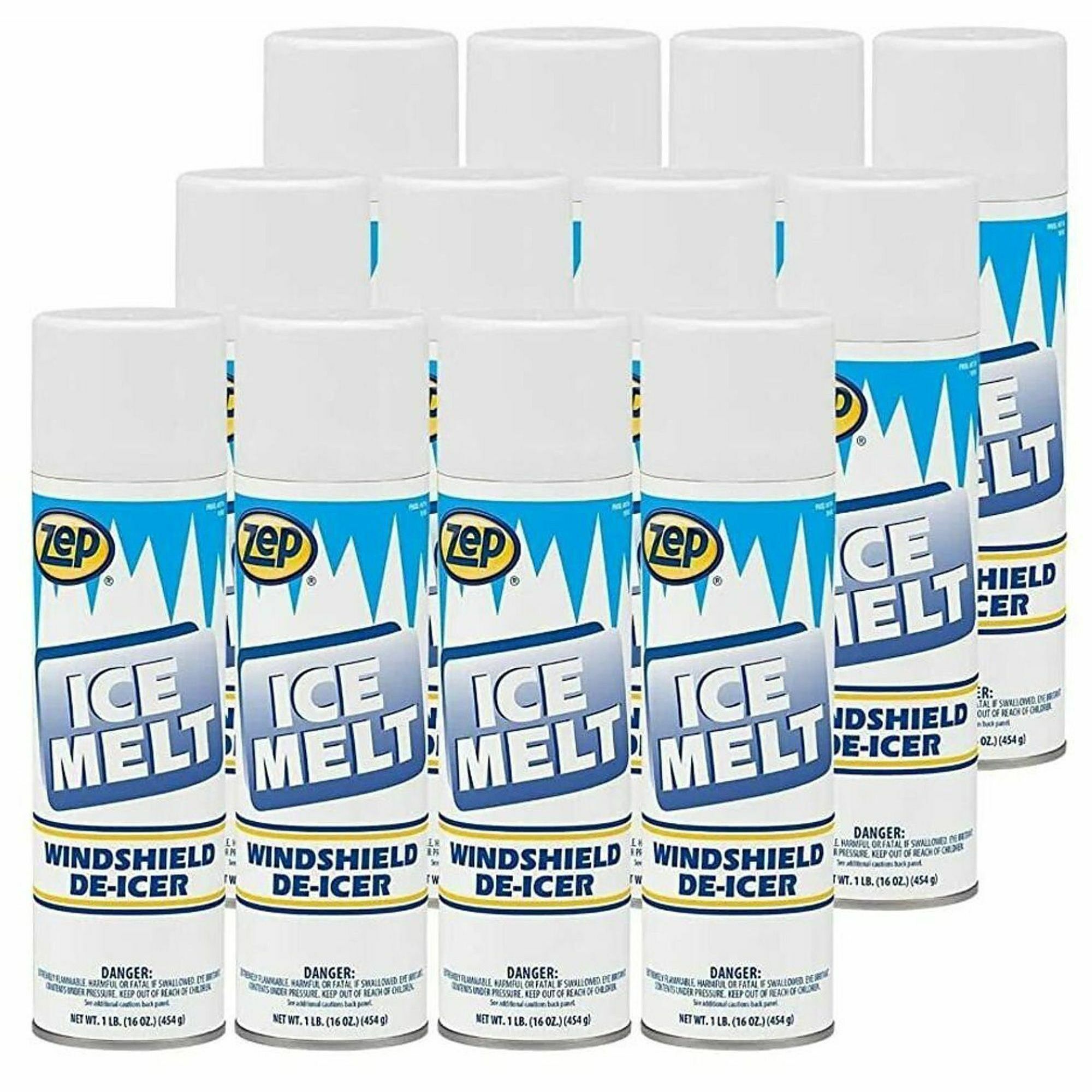 Zep Commercial Ice Melt Aerosol De-Icer for Windshields and Windows - 20 oz.