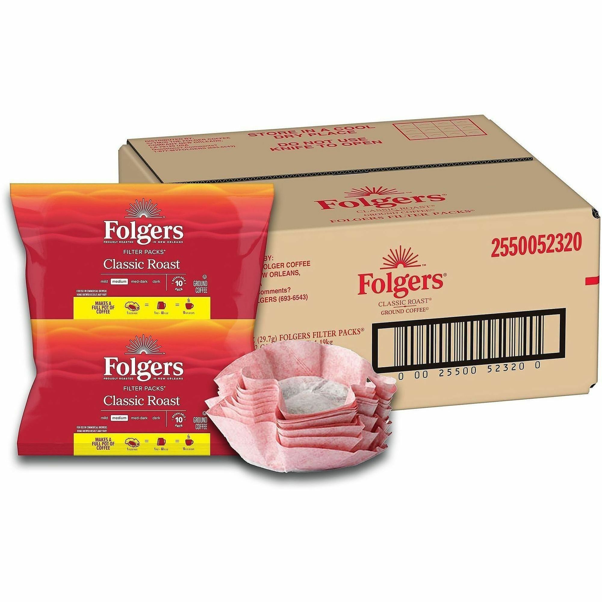 Folgers&reg; Filter Pack Coffee