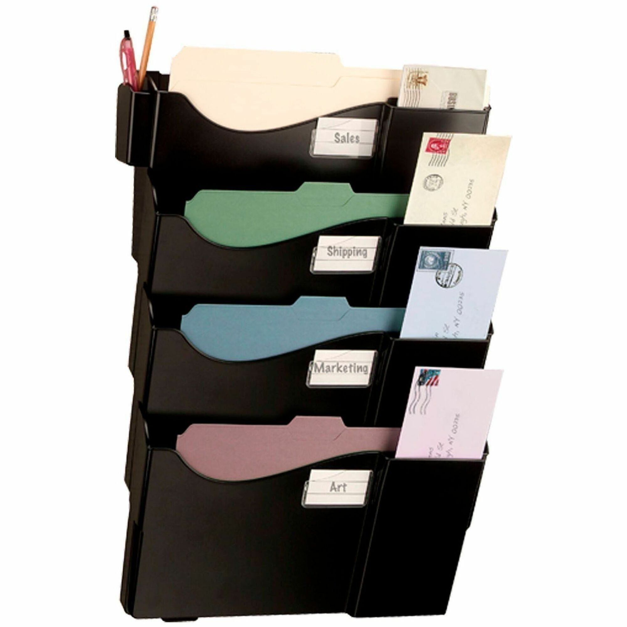 Business Source Grande Central 4-Section Filing System
