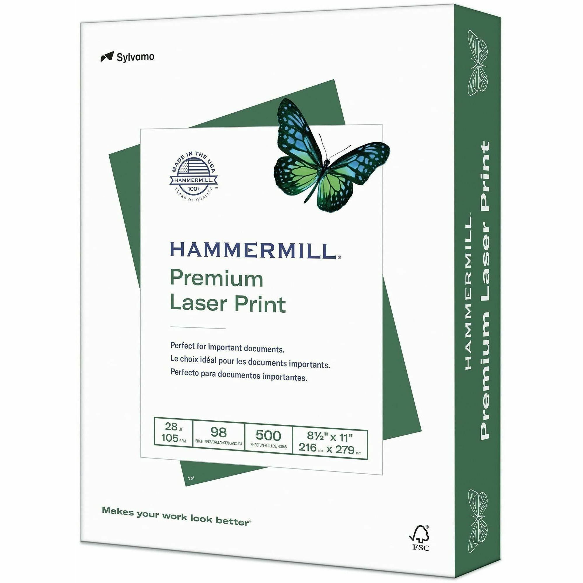 Hammermill Premium 28 lb Laser Print Paper