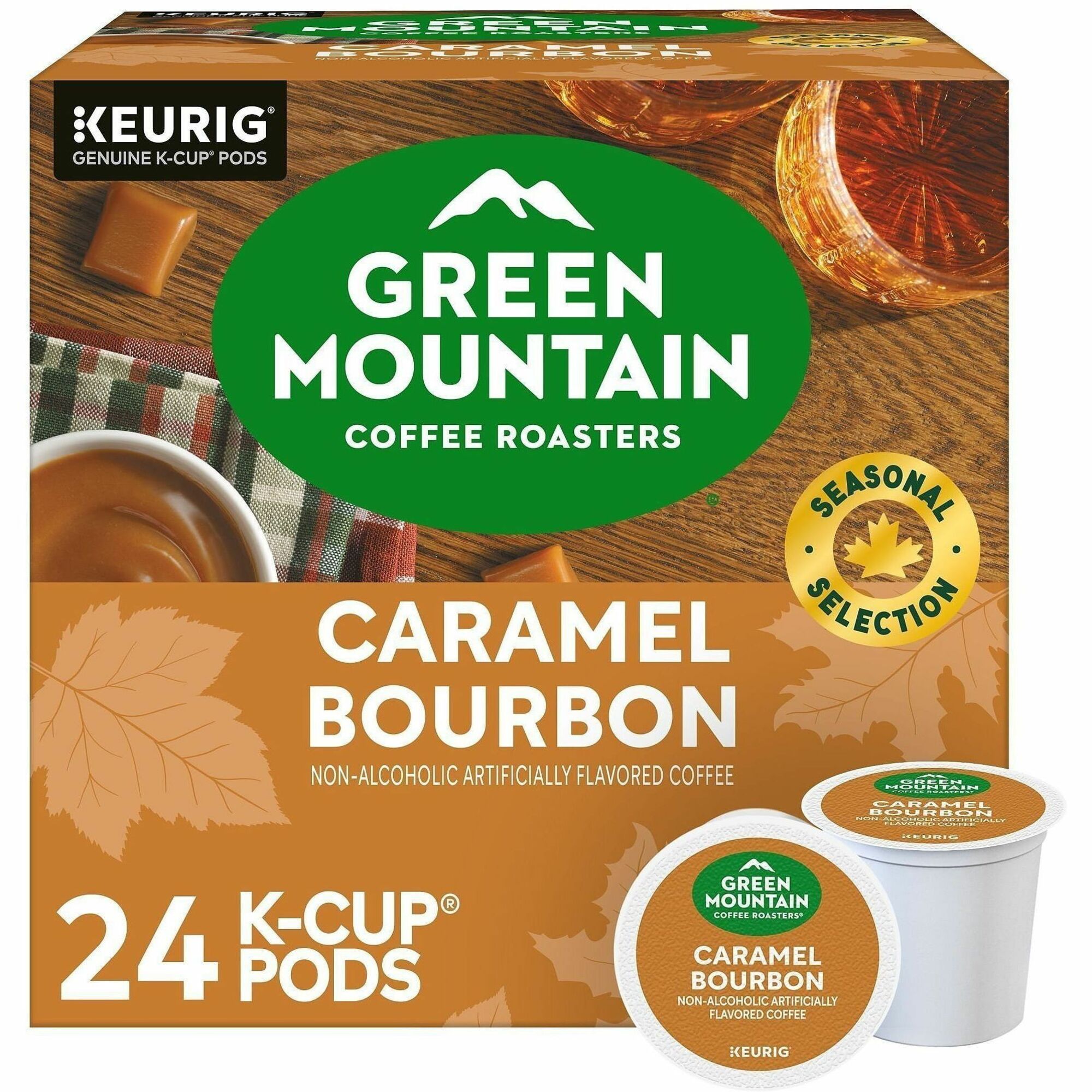 Green Mountain Coffee Roasters® K-Cup Caramel Bourbon Coffee - K-Cup - Caramel Bourbon
