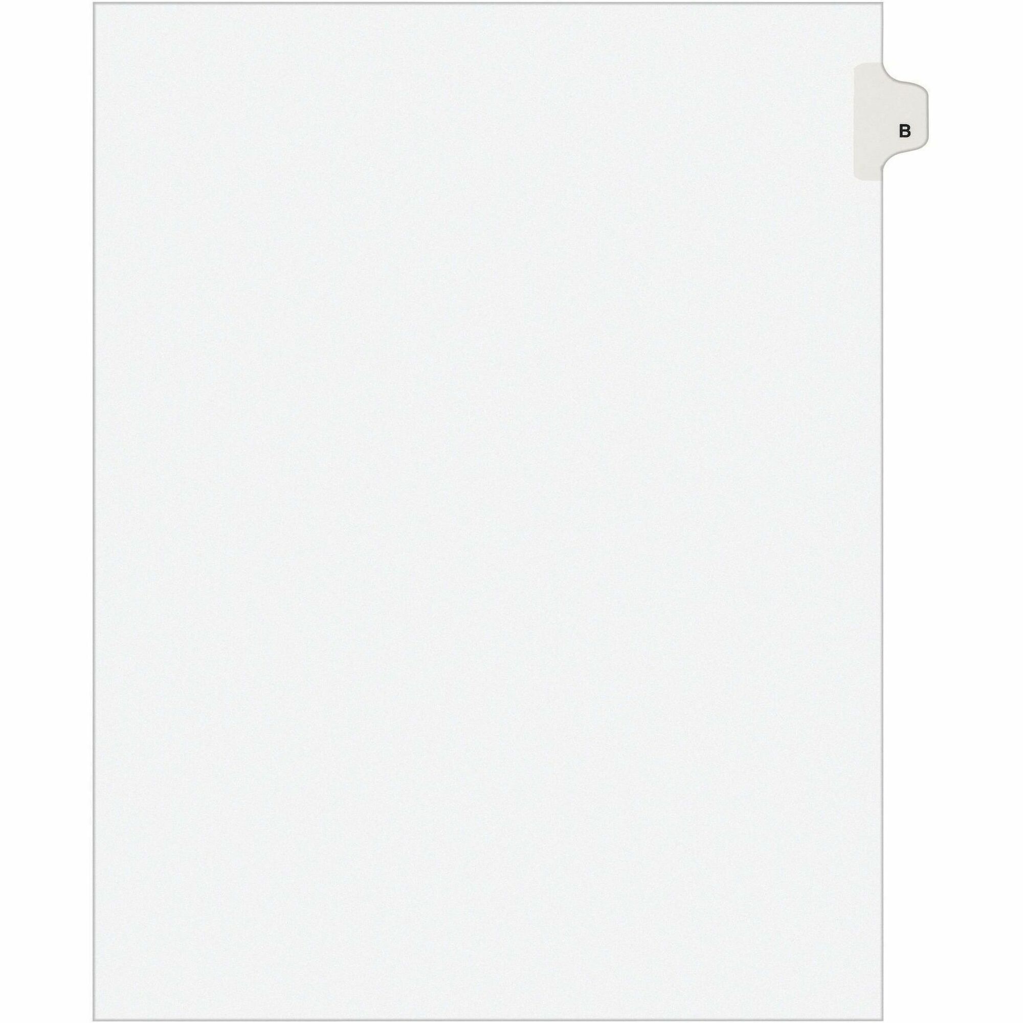 thumbnail image 2 of Preprinted Legal Exhibit Side Tab Index Dividers, Avery Style, 10 2 of 10