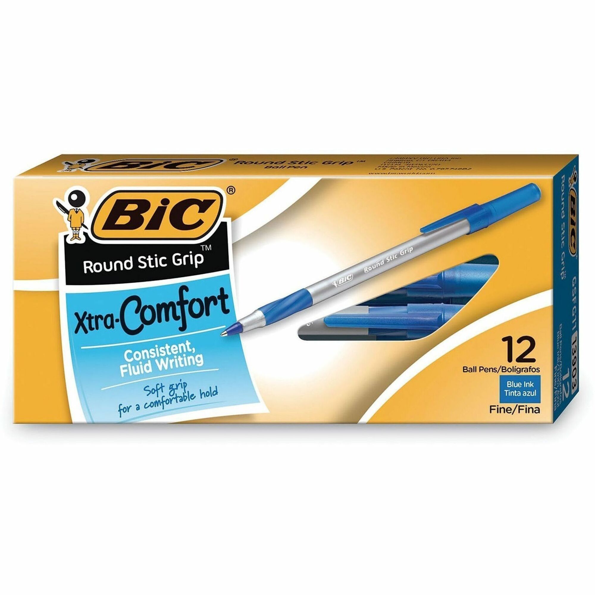 BIC Fine Point Round Stic Pens