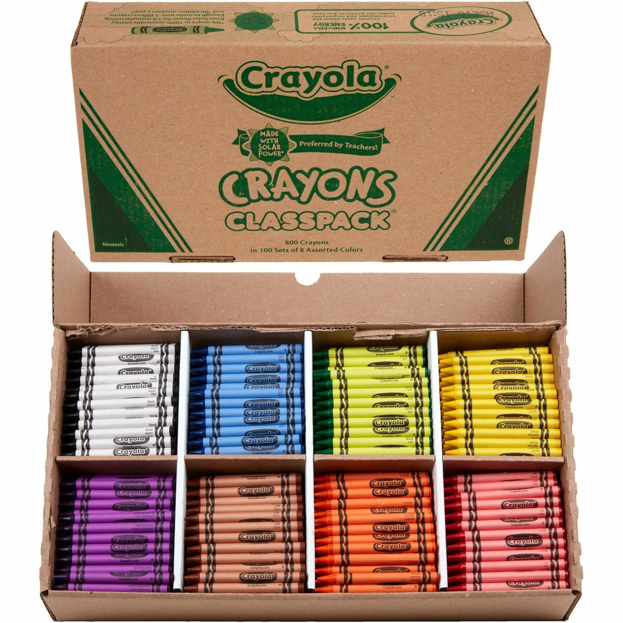  Crayola Crayons 8 in a Box (Pack of 12) 96 Crayons