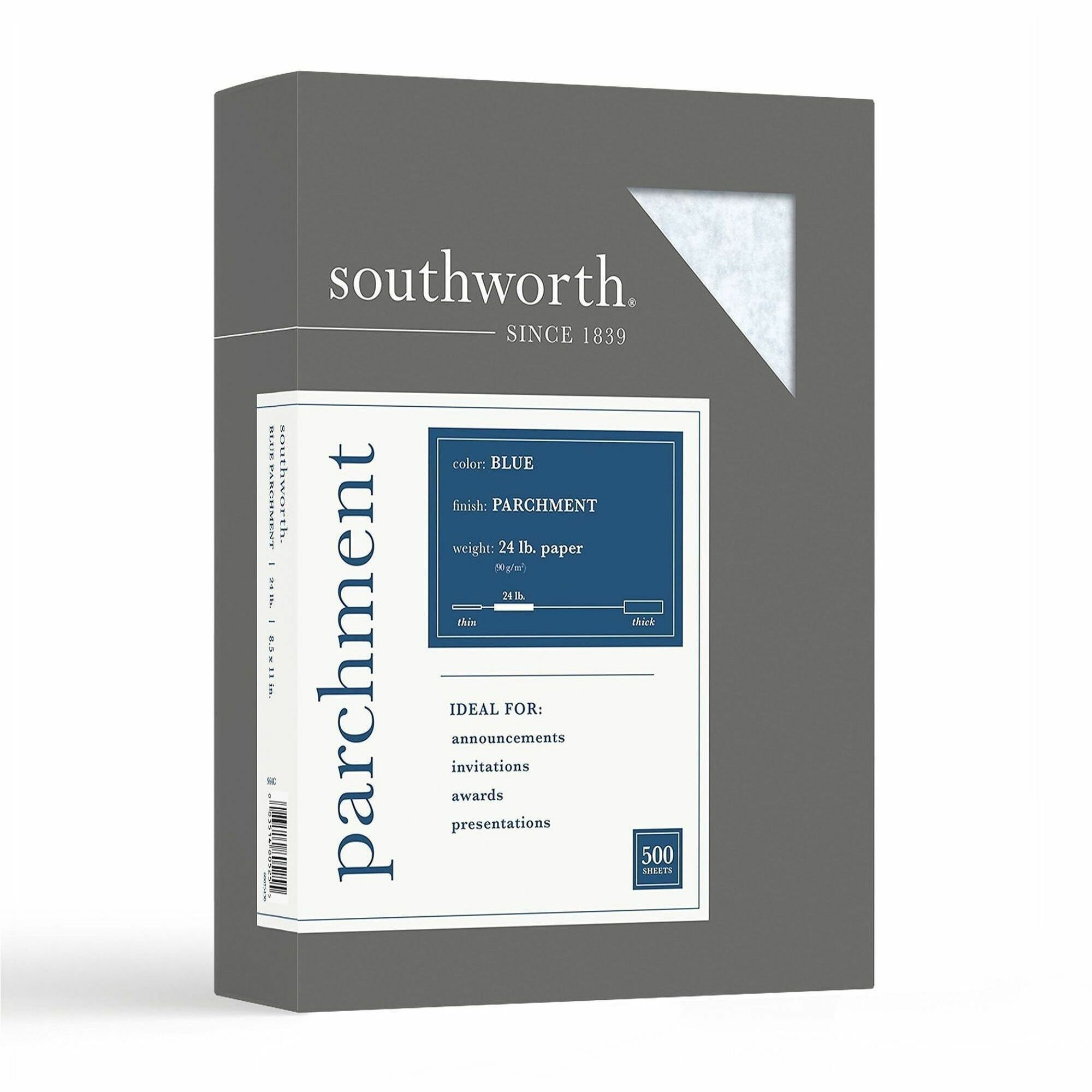 Southworth Parchment Specialty Paper - Blue