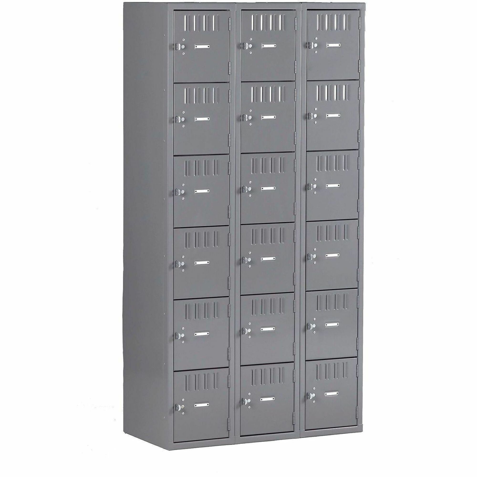 Tennsco 6-Tier No Legs Steel Box Lockers