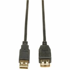 Eaton Tripp Lite Series USB 2.0 Extension Cable (A M/F), 6 ft. (1.83 m) - Type A Male USB - Type A Female USB - 6ft