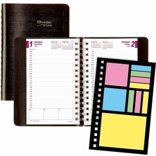 Brownline BLICB634WNBLK Appointment Book